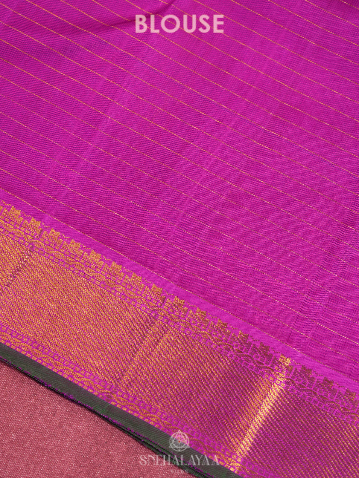 Violet Kanjivaram Silk Saree