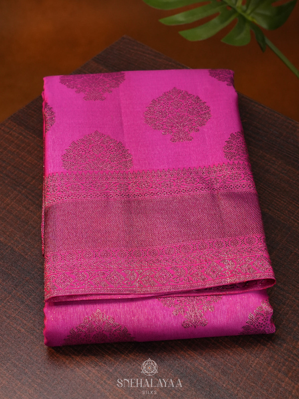 Pink Kanjivaram Silk Saree