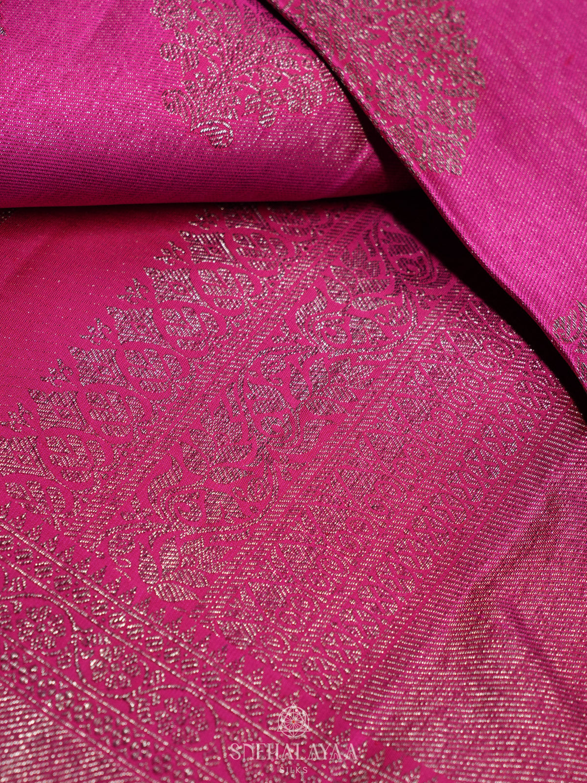 Pink Kanjivaram Silk Saree