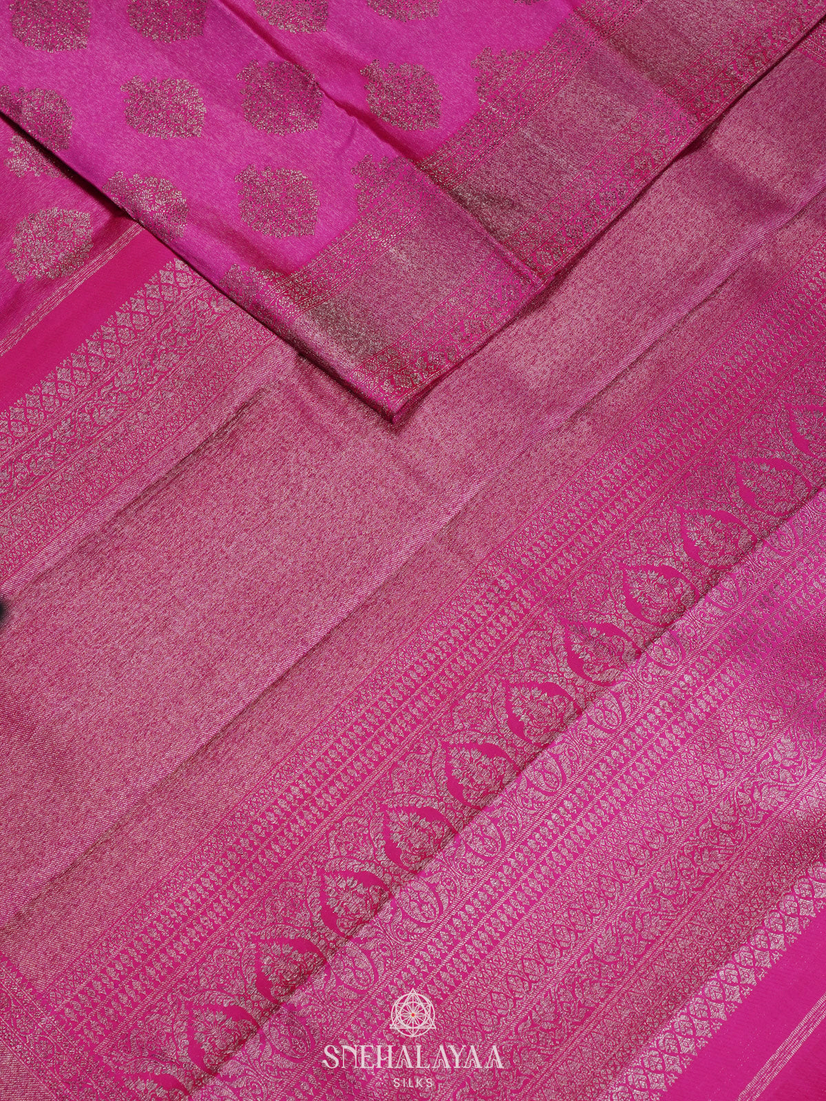 Pink Kanjivaram Silk Saree