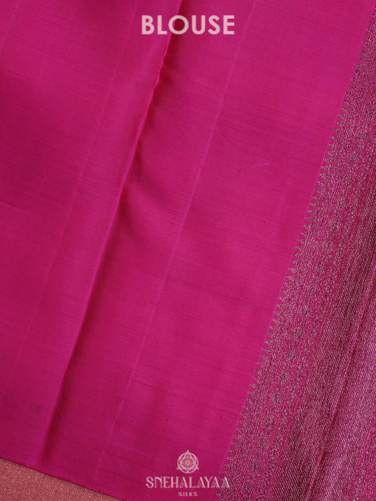 Pink Kanjivaram Silk Saree