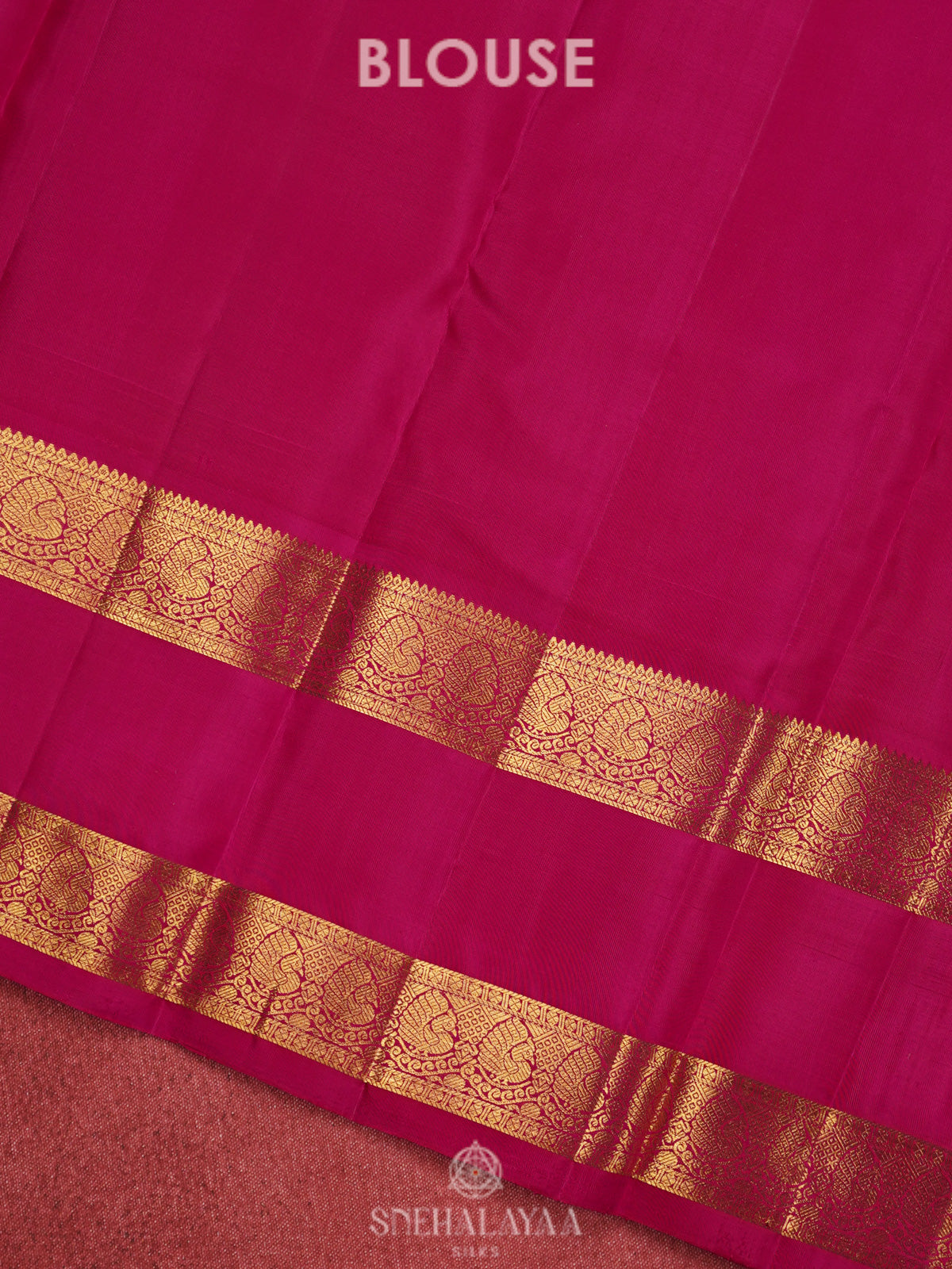 Blue Kanjivaram Silk Saree