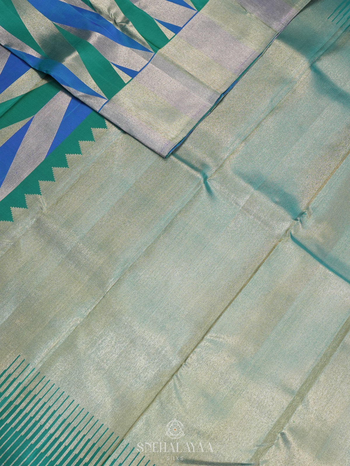 Multicolour Kanjivaram Silk Saree
