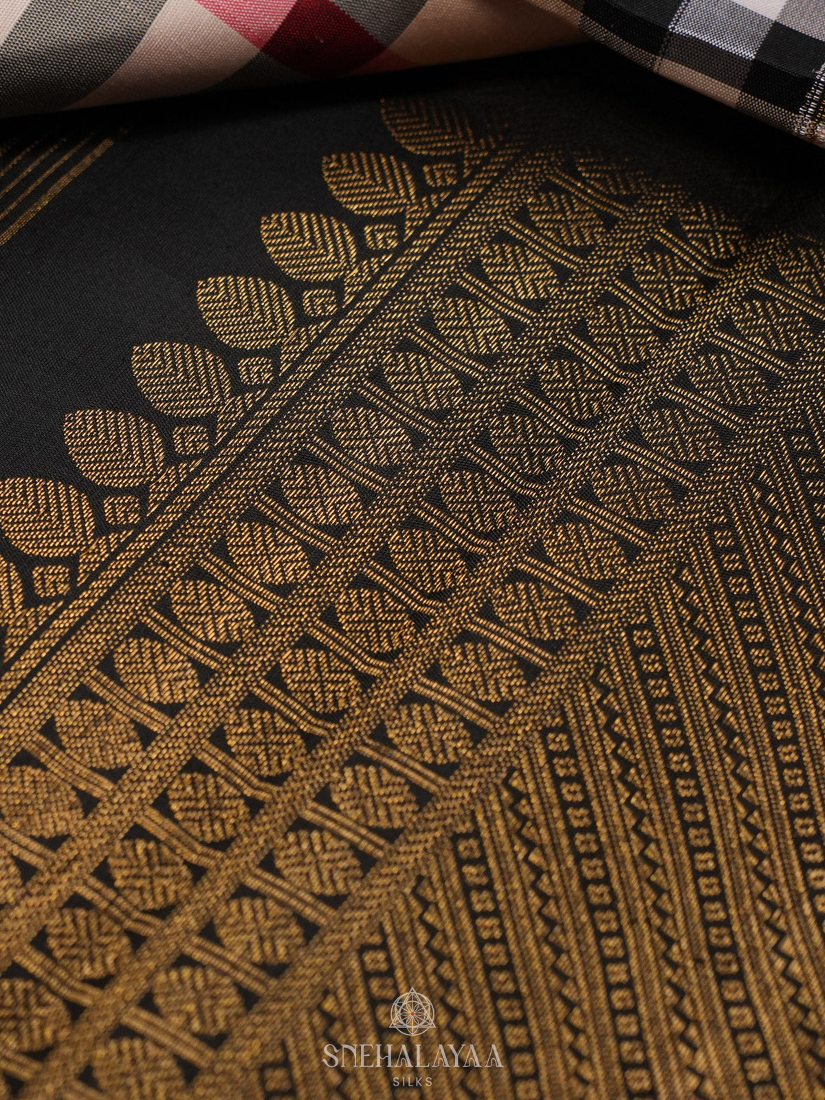 Cream Kanjivaram Silk Saree