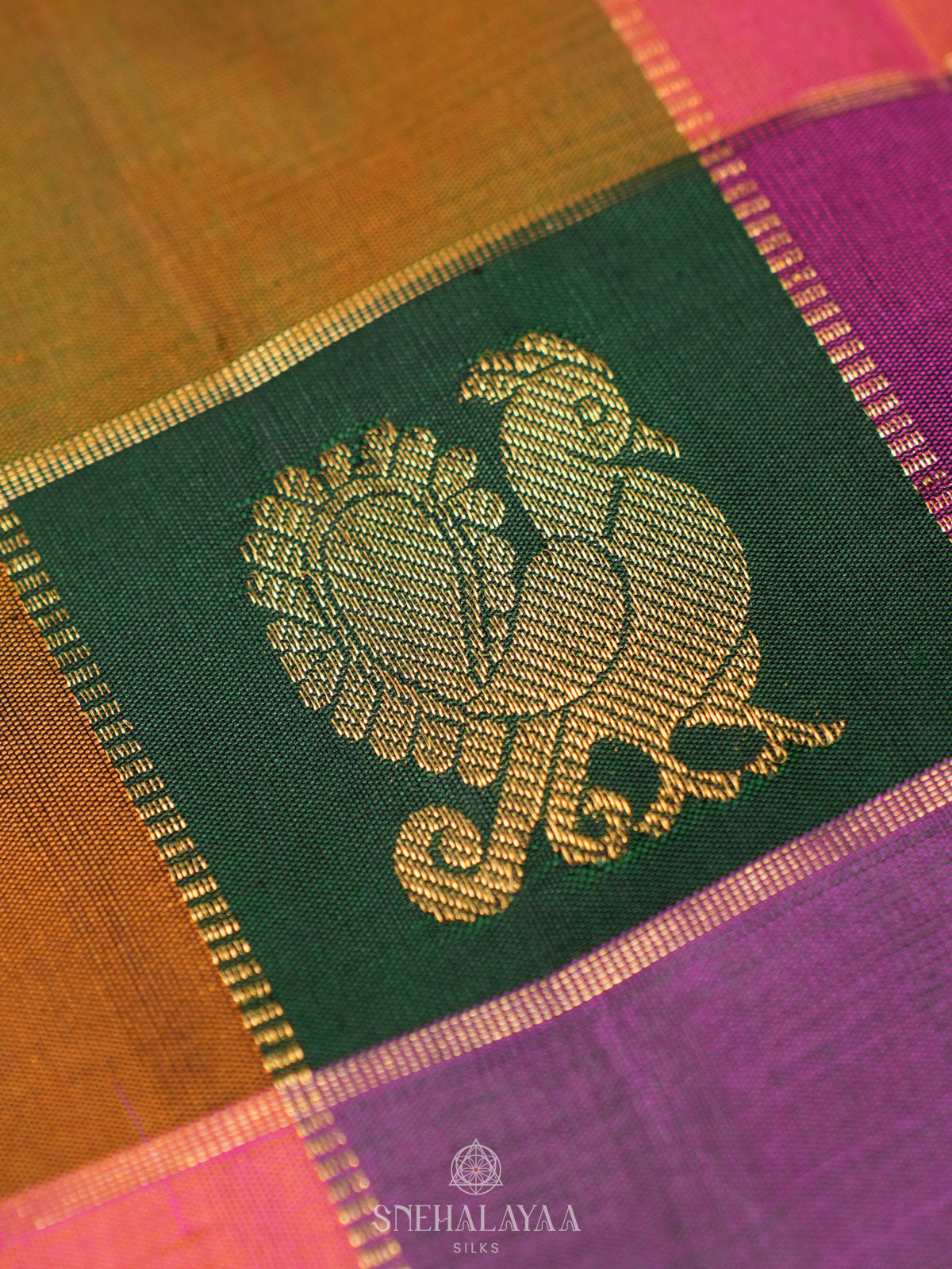 Multicolour Kanjivaram Silk Saree
