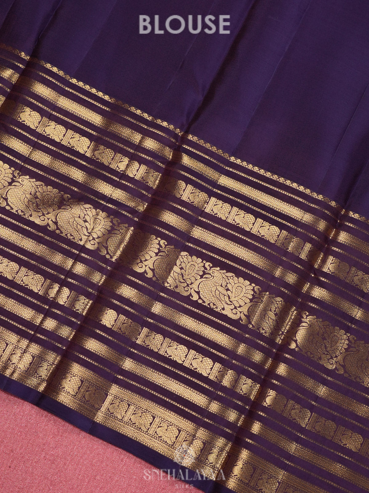 Magenta Kanjivaram Silk Saree