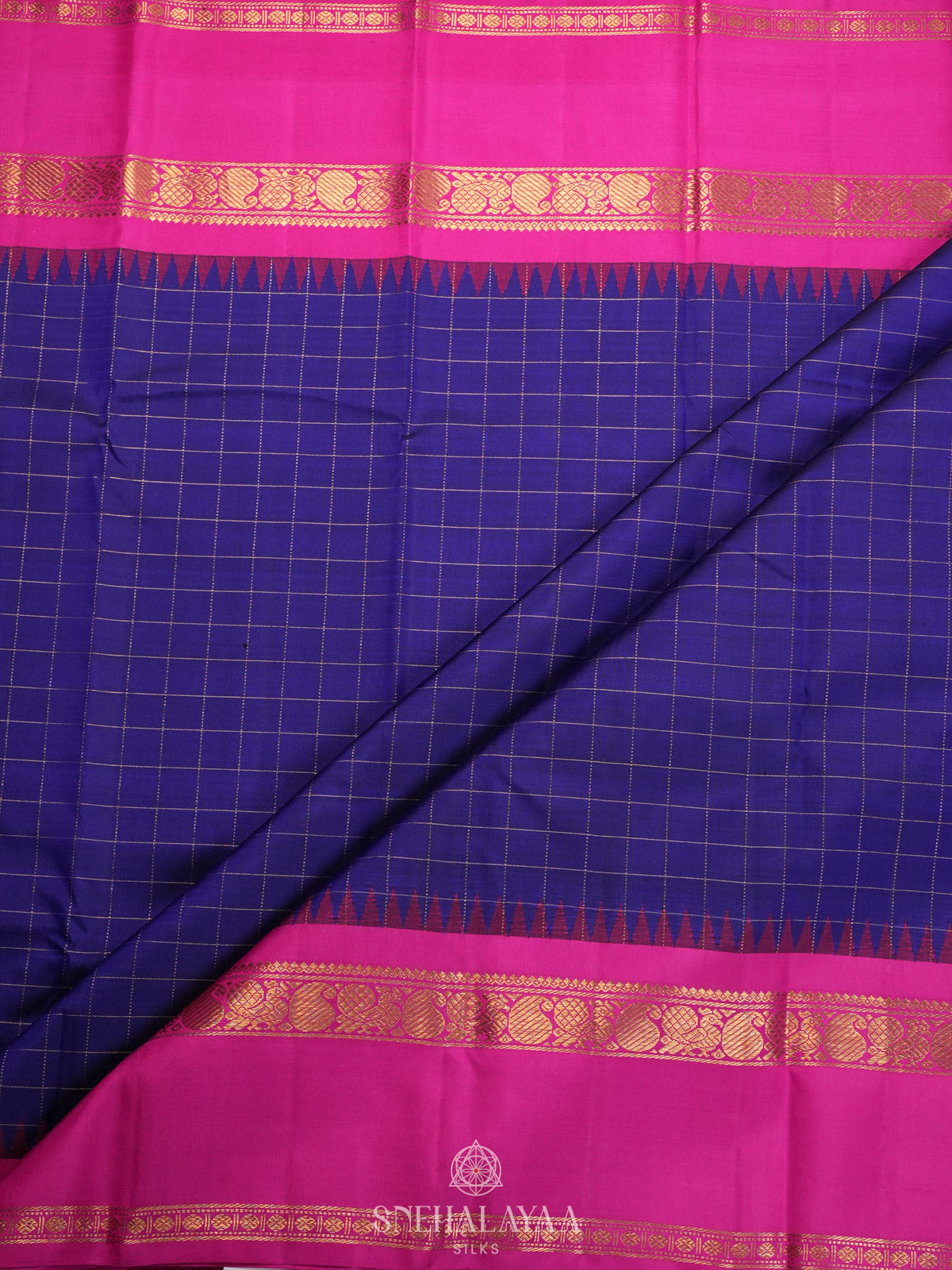 Purple Kanjivaram Silk Saree