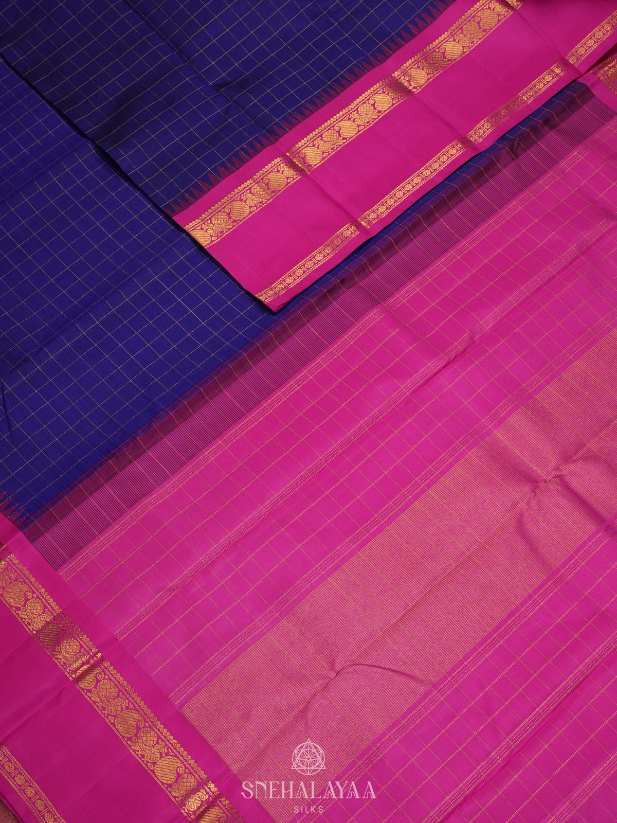 Purple Kanjivaram Silk Saree