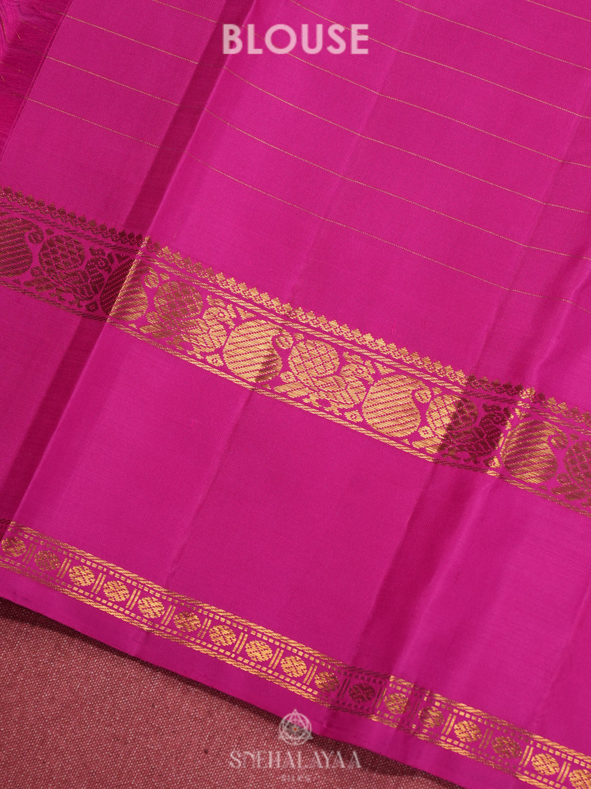 Purple Kanjivaram Silk Saree