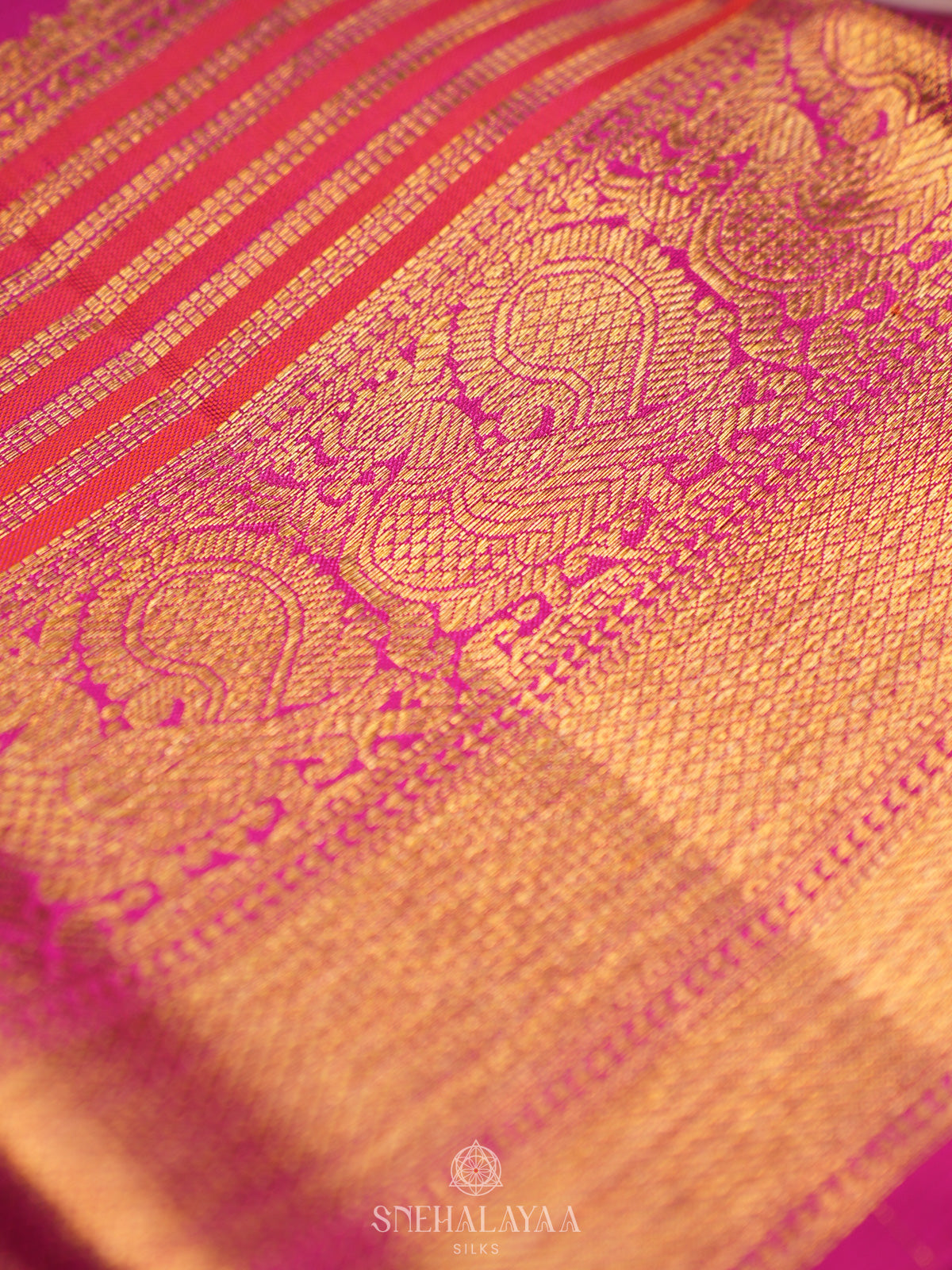 Black Kanjivaram Silk Saree