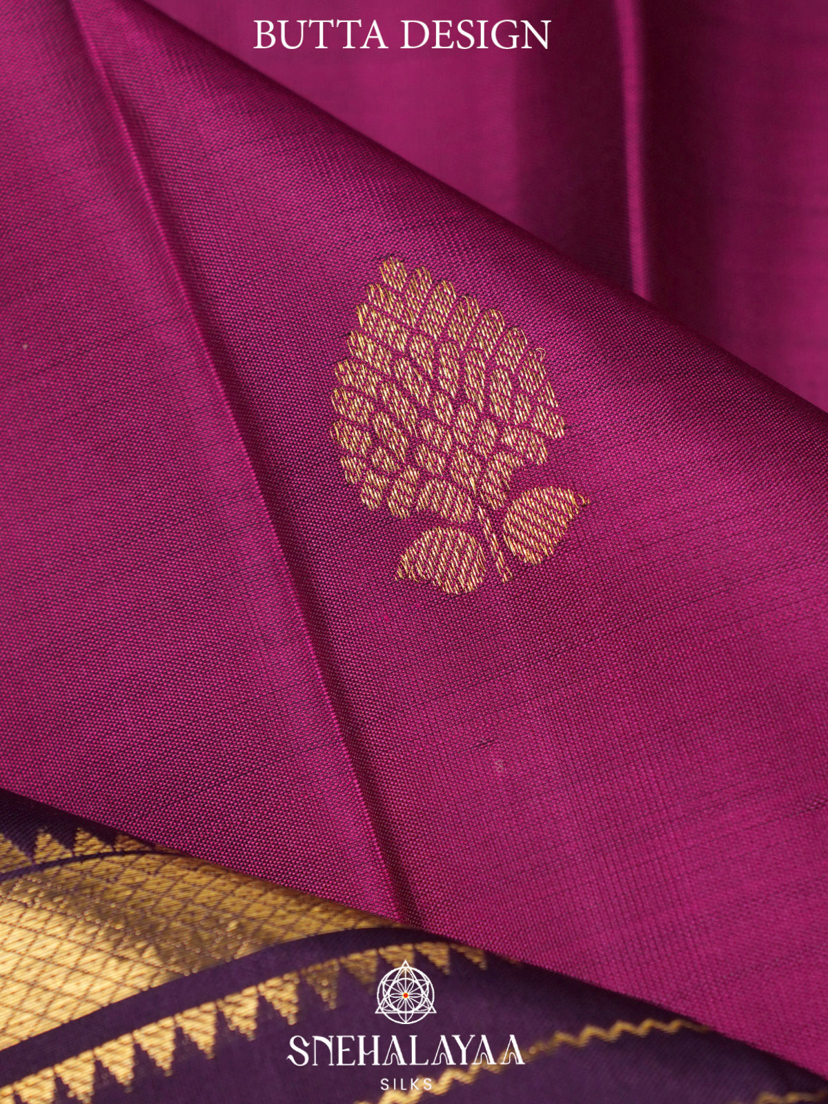 Magenta Kanjivaram Silk Saree