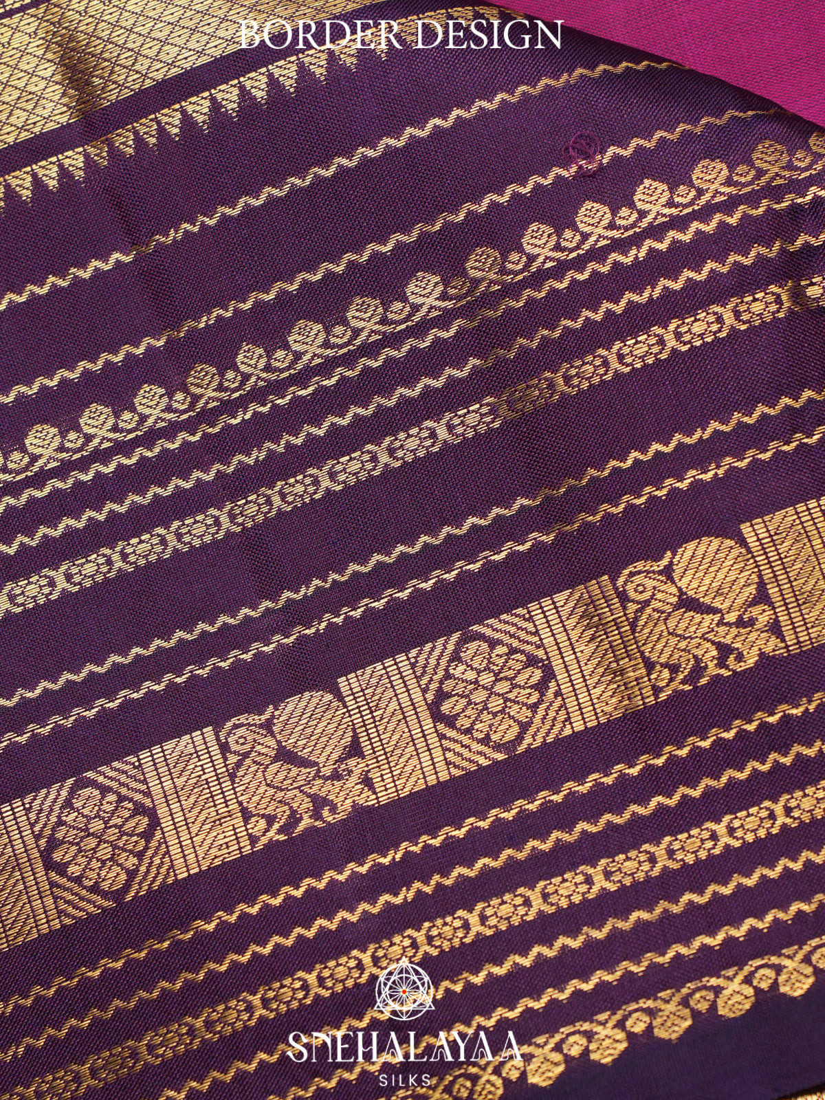 Magenta Kanjivaram Silk Saree