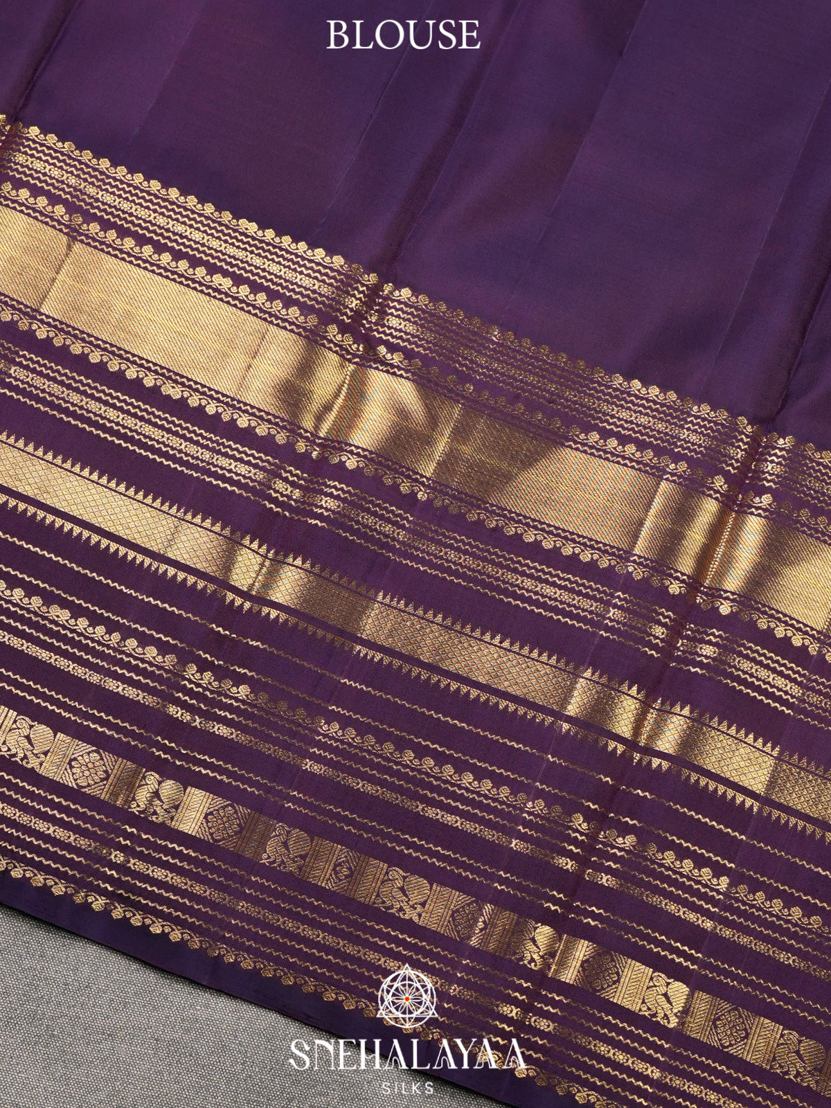 Magenta Kanjivaram Silk Saree