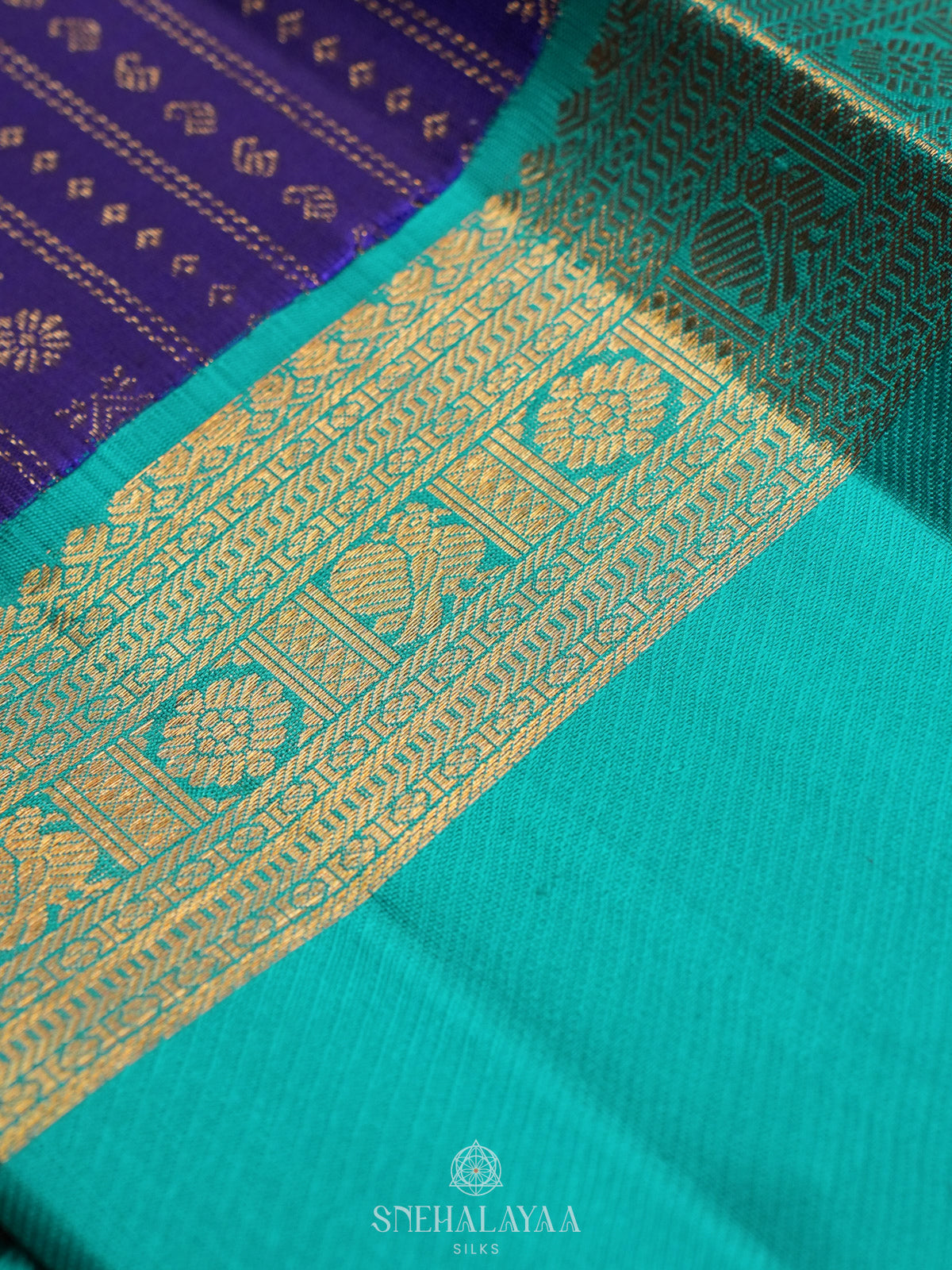 Purple Kanjivaram Silk Saree
