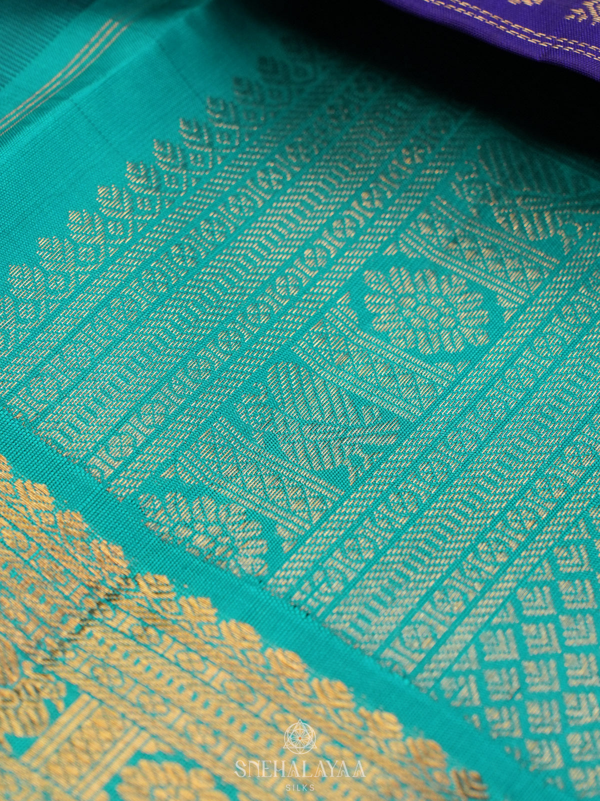Purple Kanjivaram Silk Saree