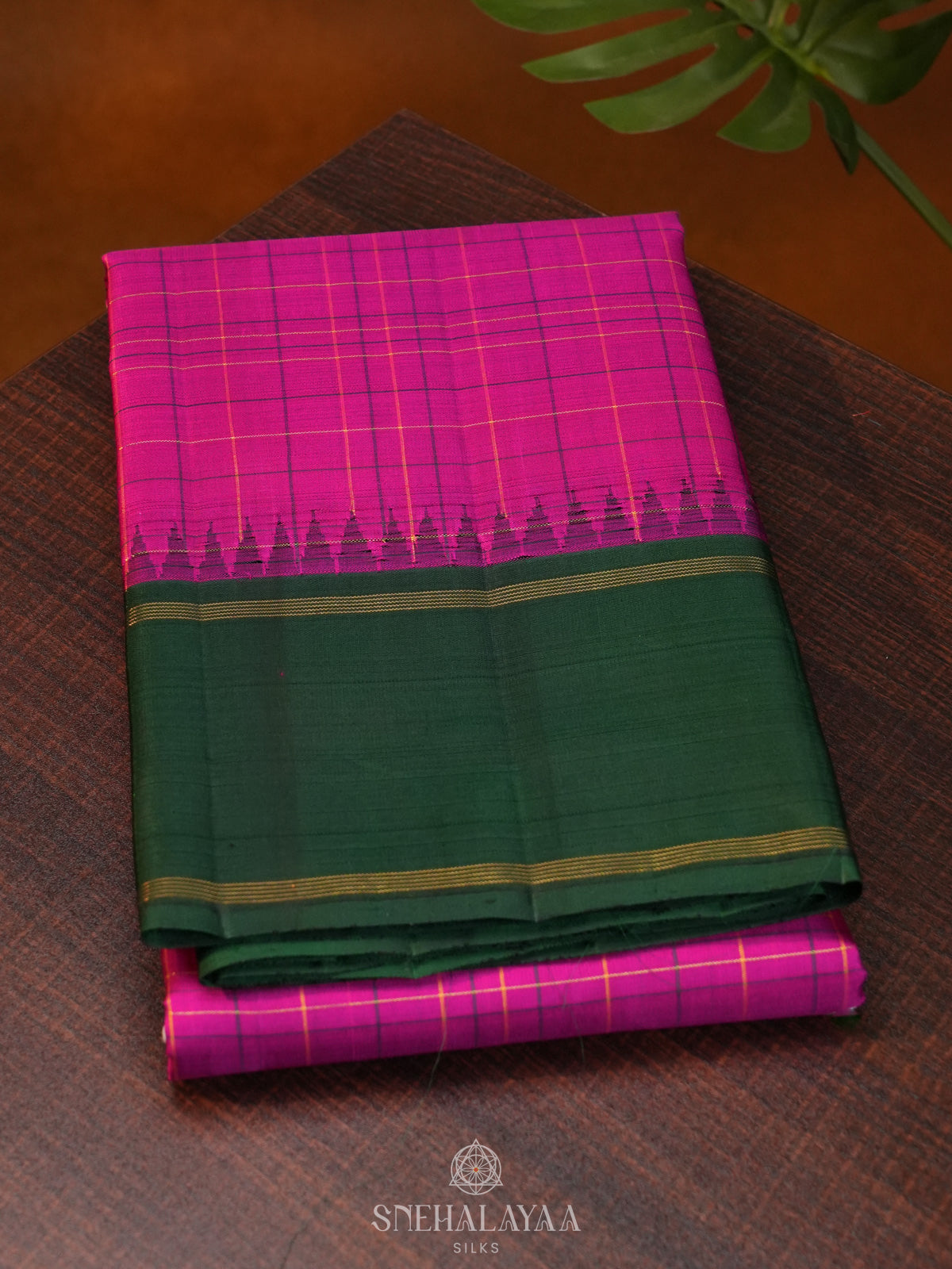 Pink Kanjivaram Silk Saree