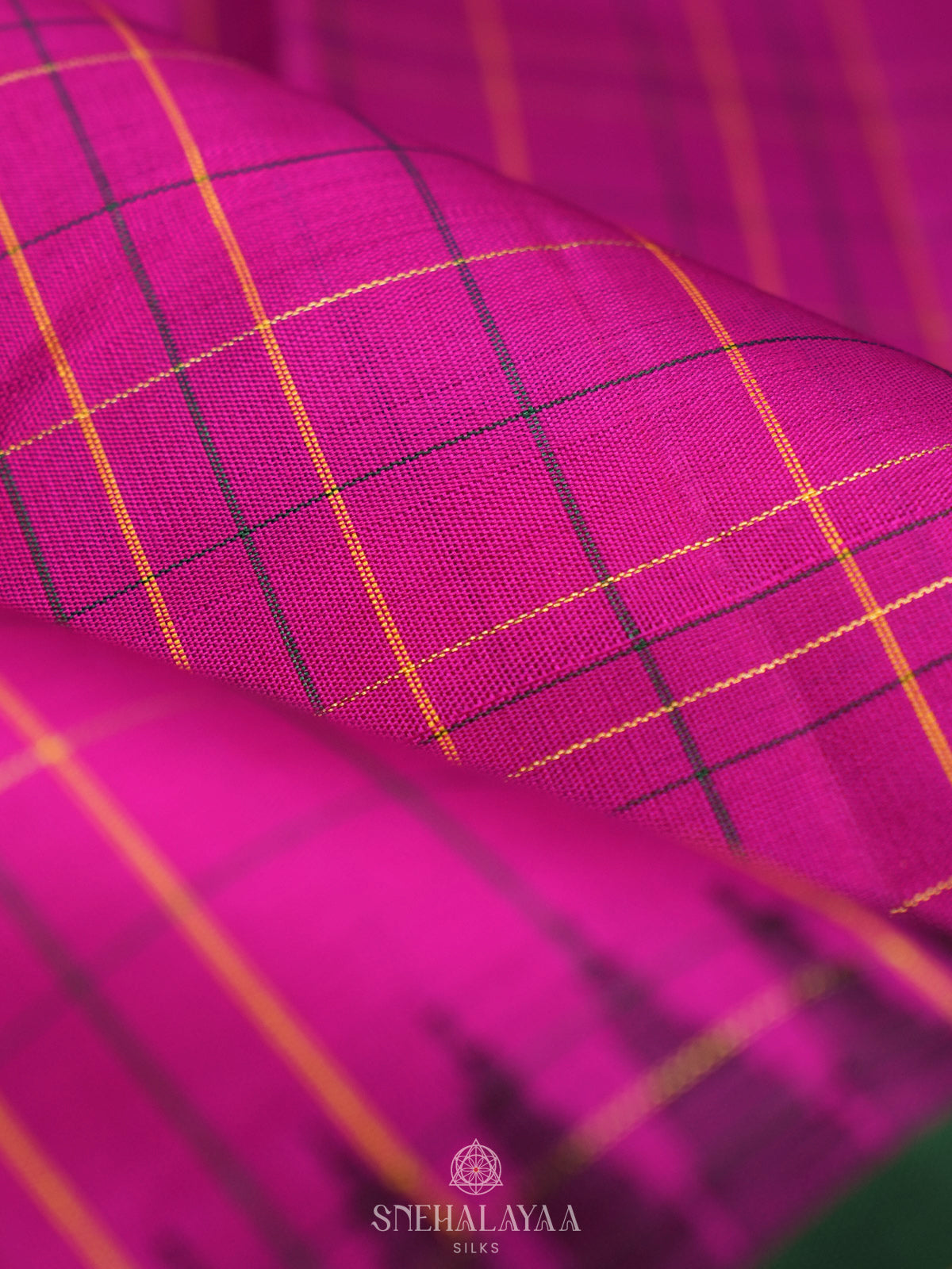 Pink Kanjivaram Silk Saree