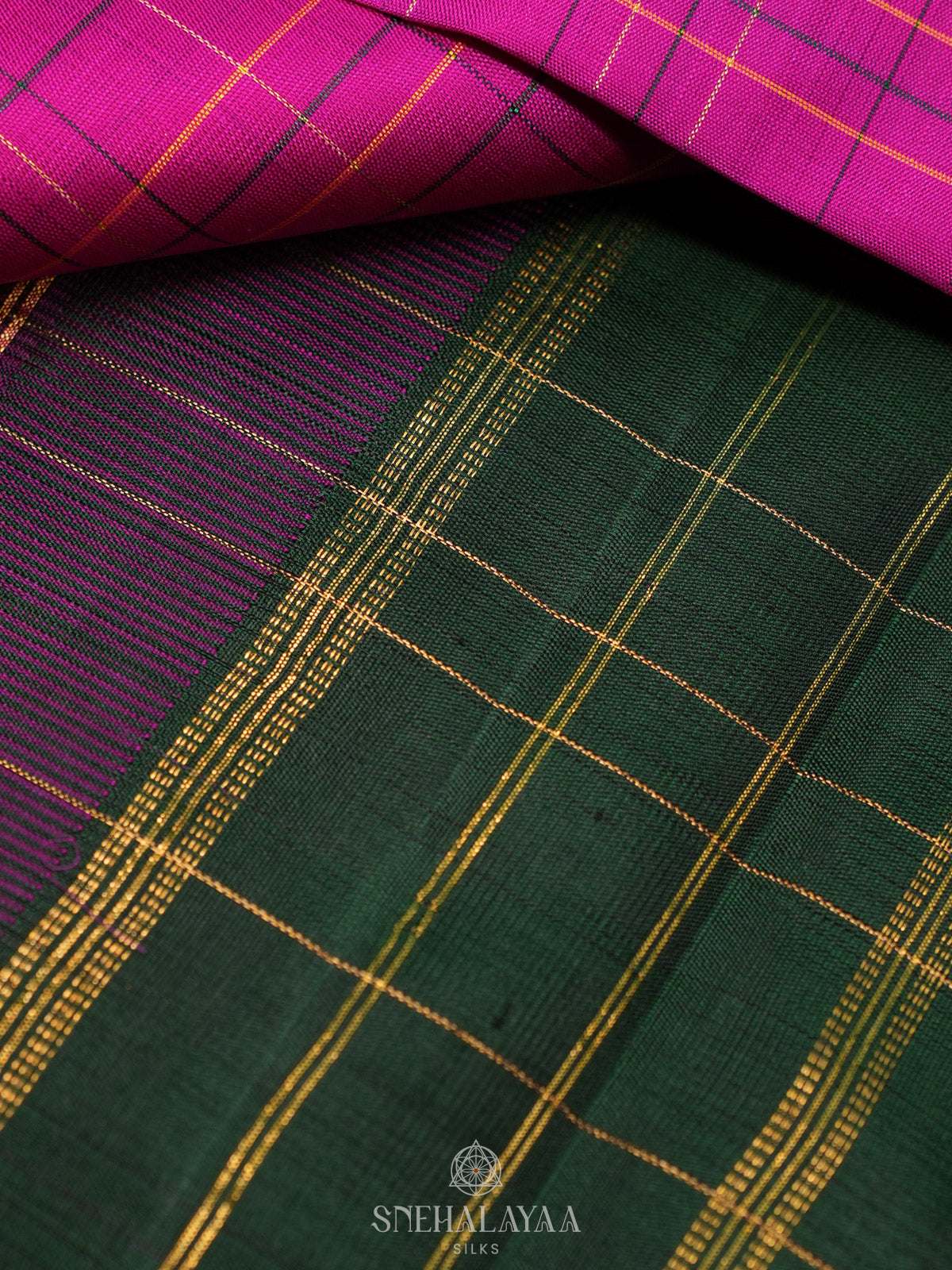 Pink Kanjivaram Silk Saree