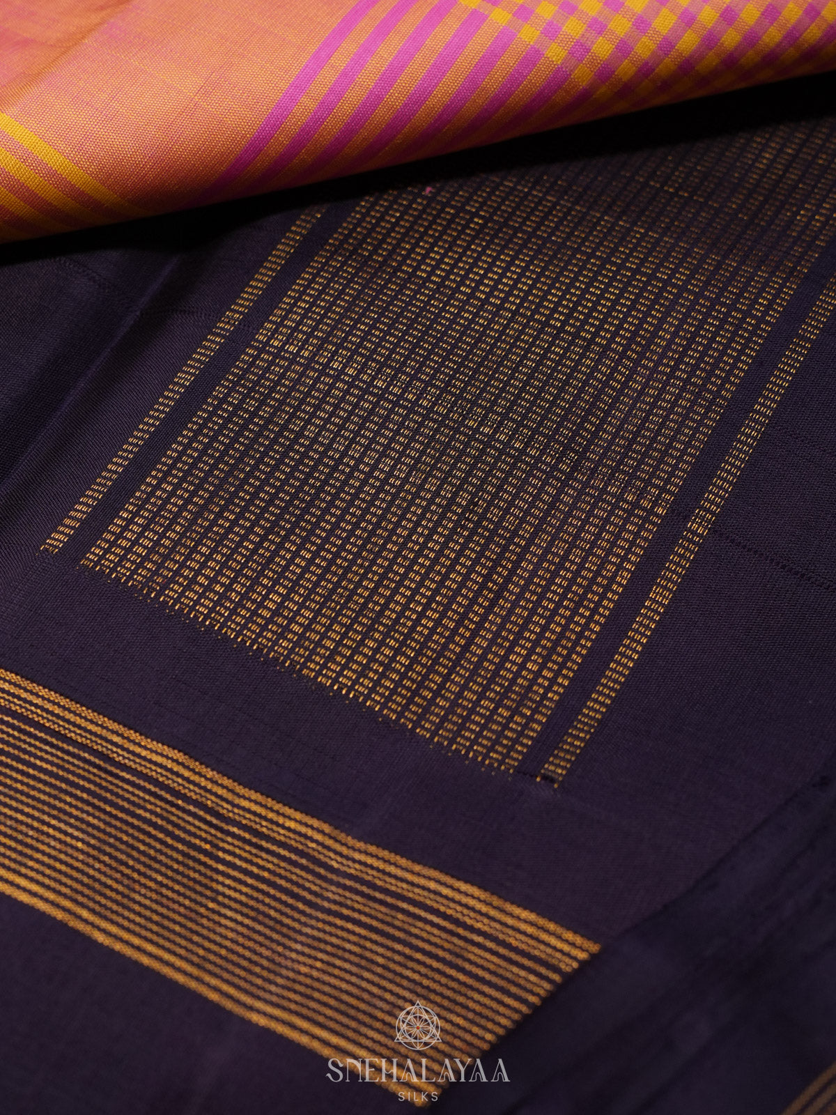 Multicolour Kanjivaram Silk Saree