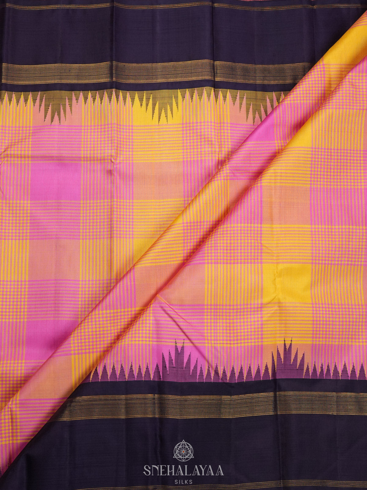 Multicolour Kanjivaram Silk Saree