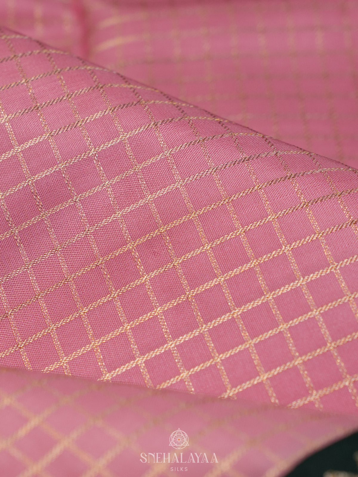 Pale Pink Kanjivaram Silk Saree
