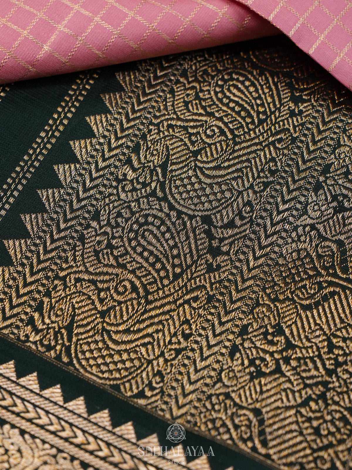 Pale Pink Kanjivaram Silk Saree