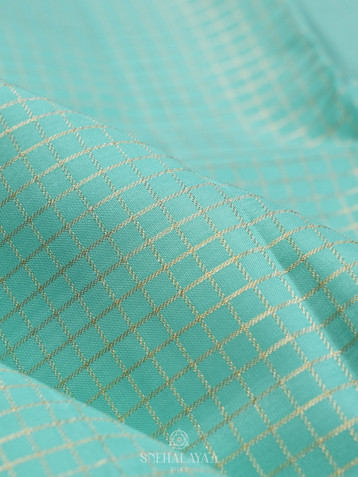 Mint Green Kanjivaram Silk Saree