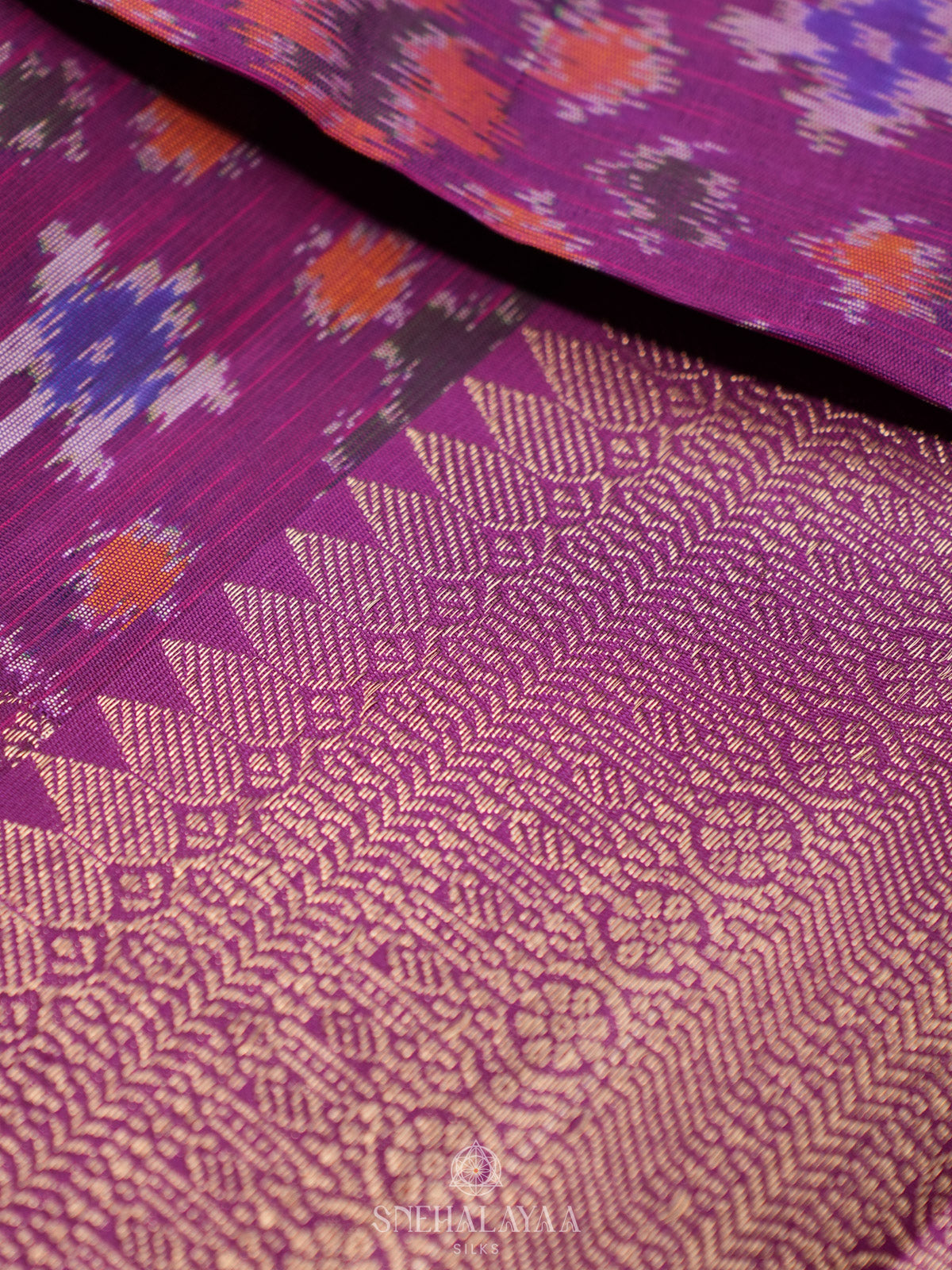 Magenta Kanjivaram Silk Saree