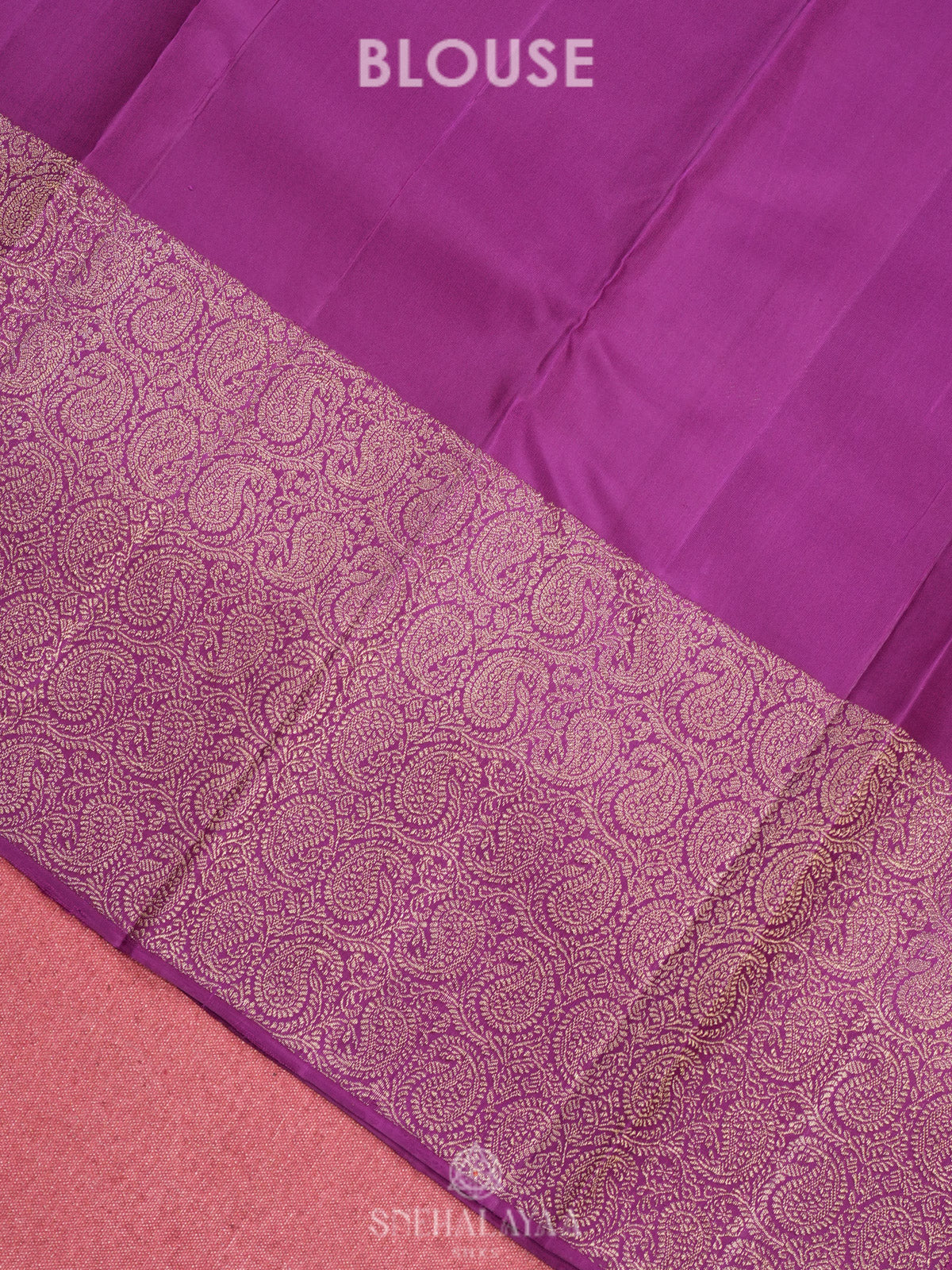 Magenta Kanjivaram Silk Saree