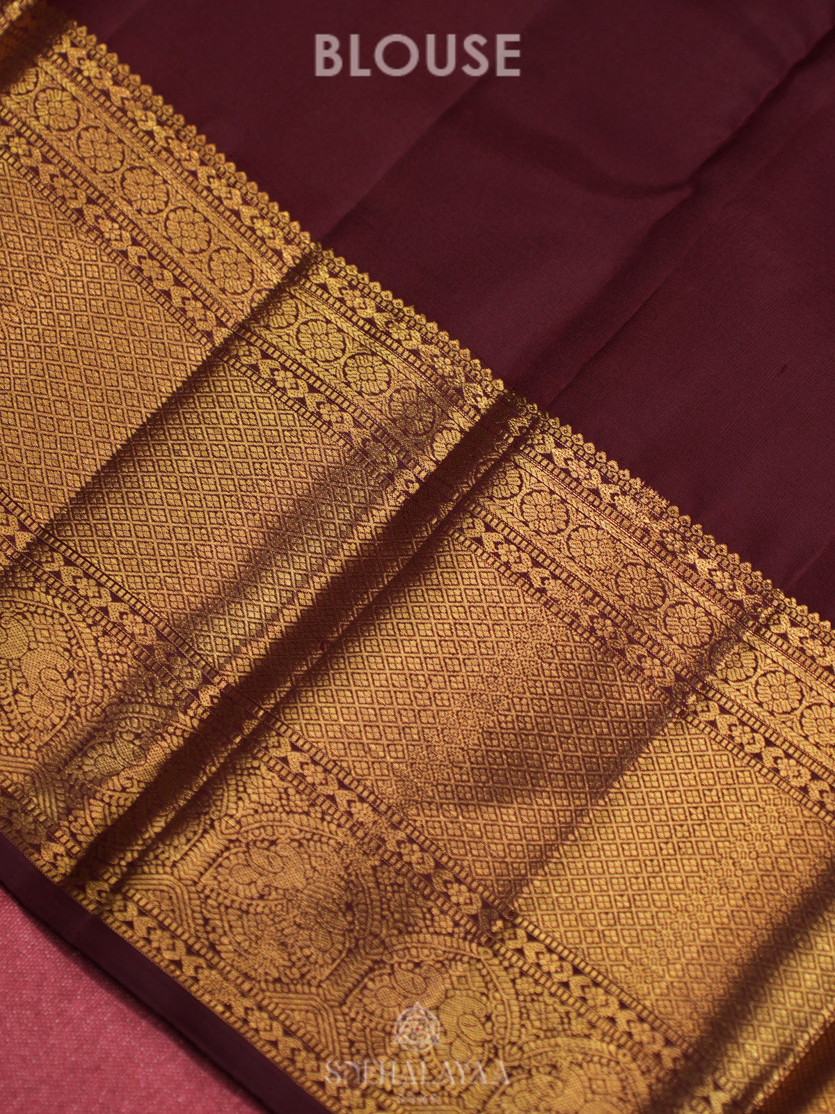 Orange Kanjivaram Silk Saree