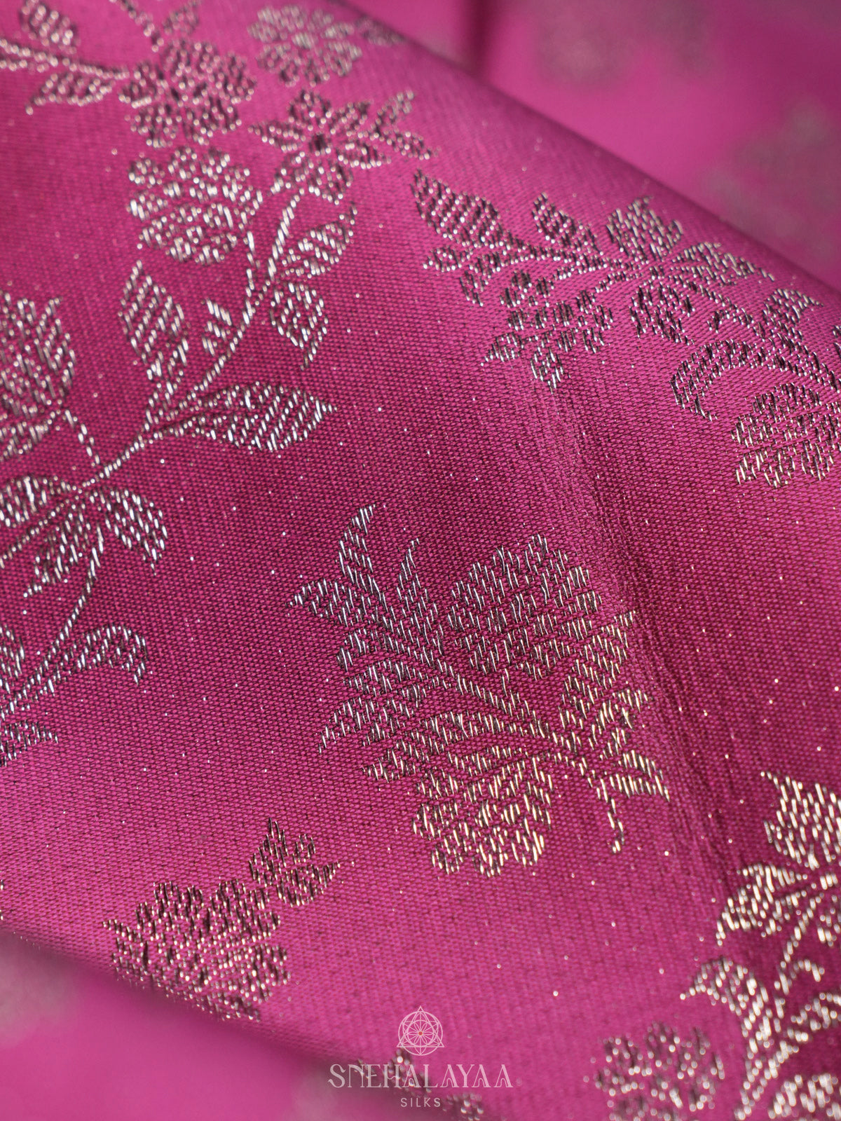Magenta Kanjivaram Silk Saree