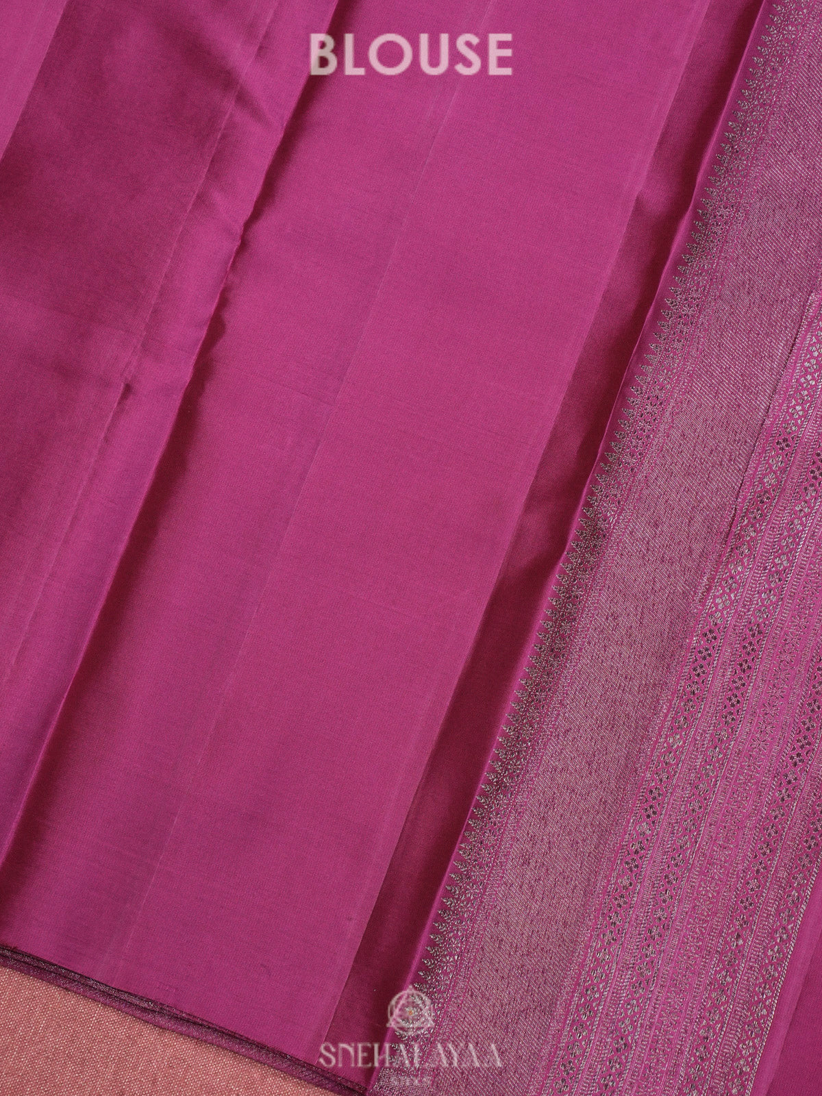 Magenta Kanjivaram Silk Saree