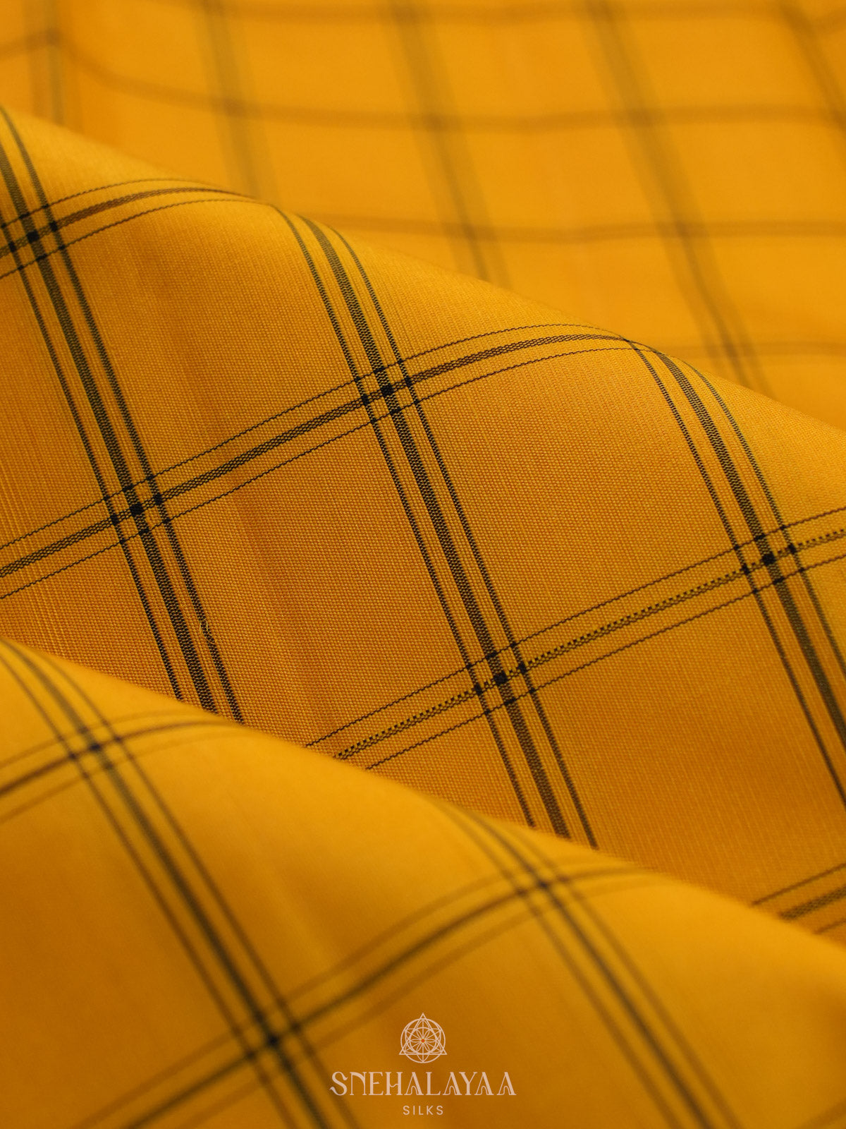 Mango Yellow Kanjivaram Silk Saree