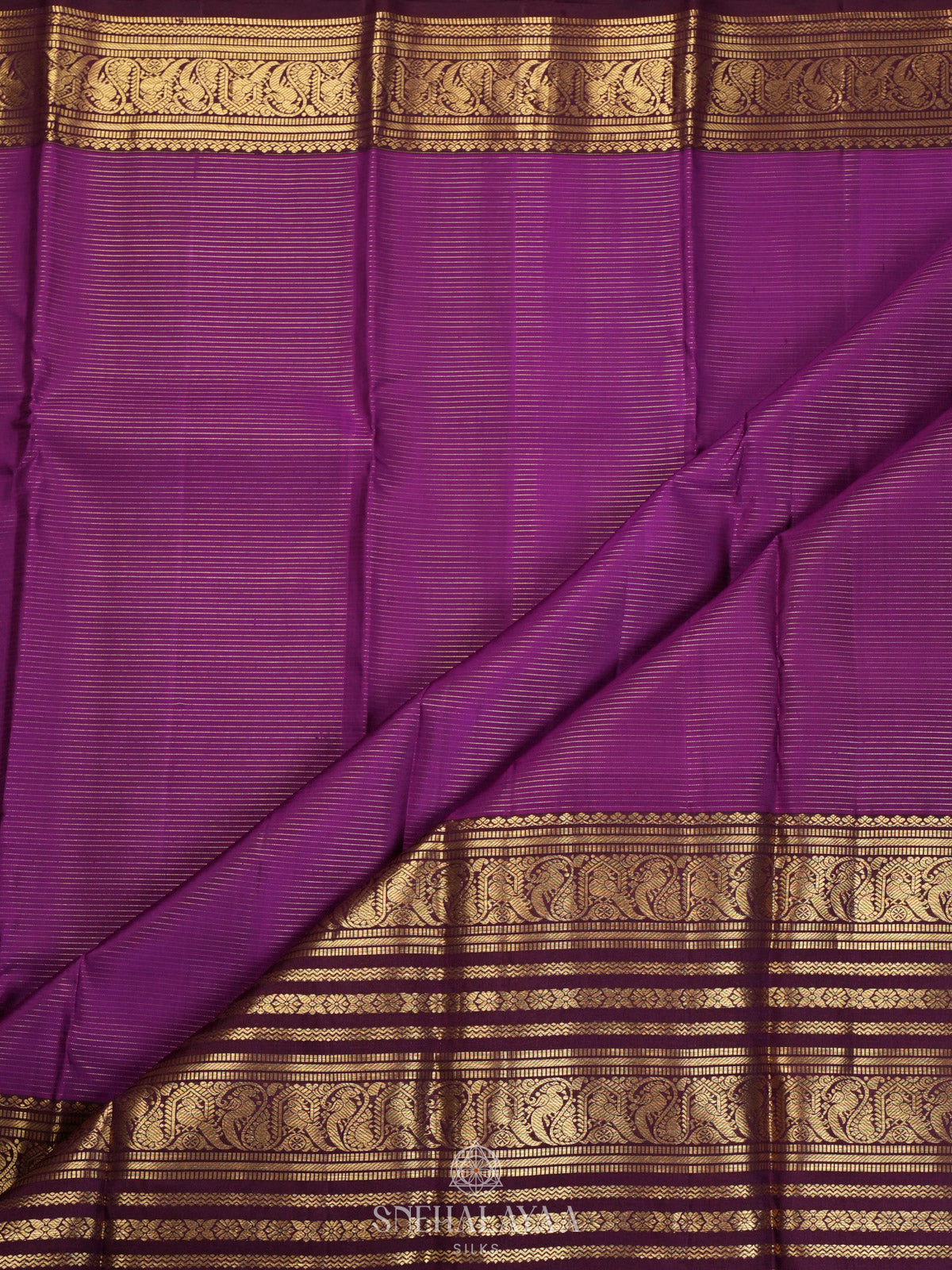 Magenta Kanjivaram Silk Saree