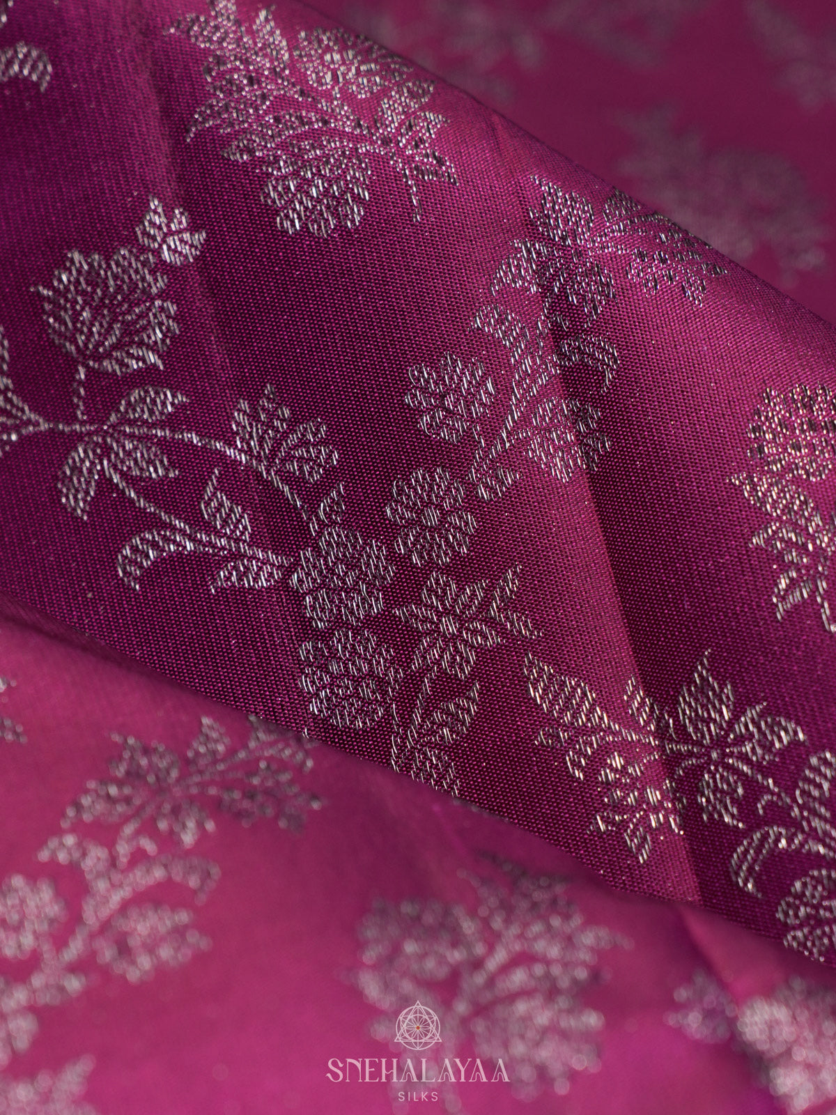 Wine Kanjivaram Silk Saree