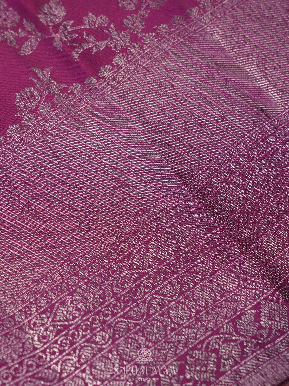 Wine Kanjivaram Silk Saree