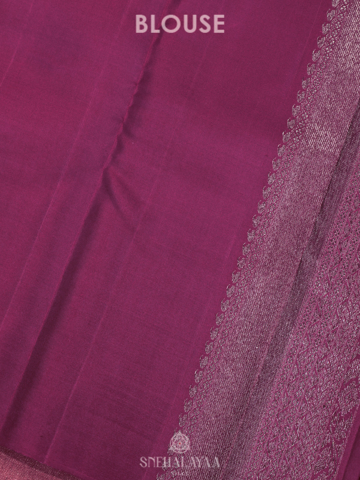 Wine Kanjivaram Silk Saree