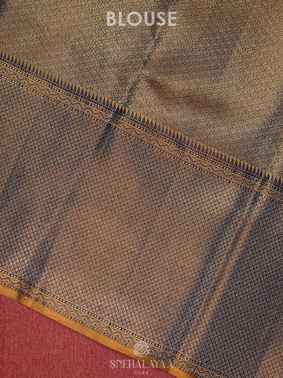 Orange Kanjivaram Silk Saree