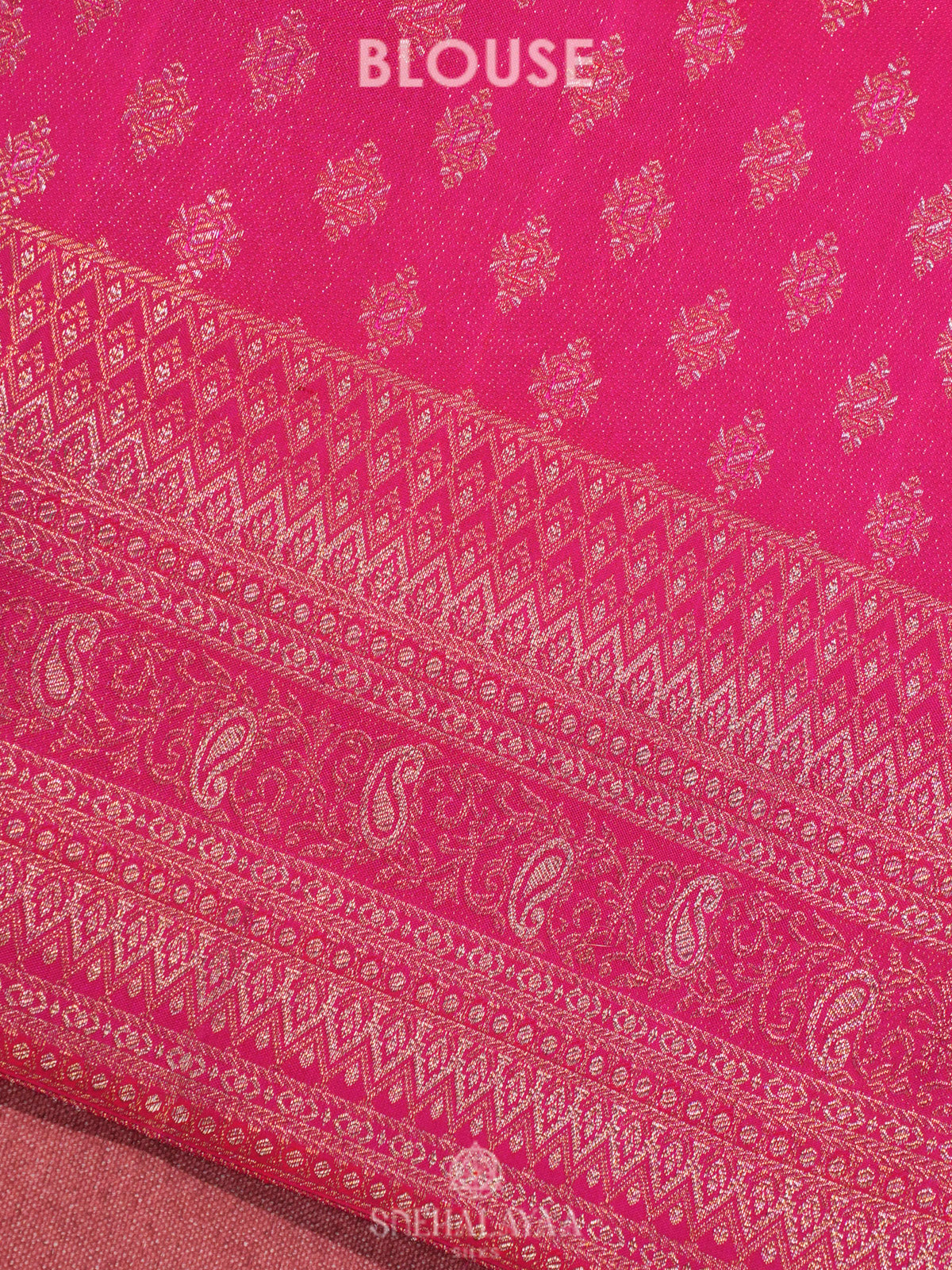 Pink Kanjivaram Silk Saree