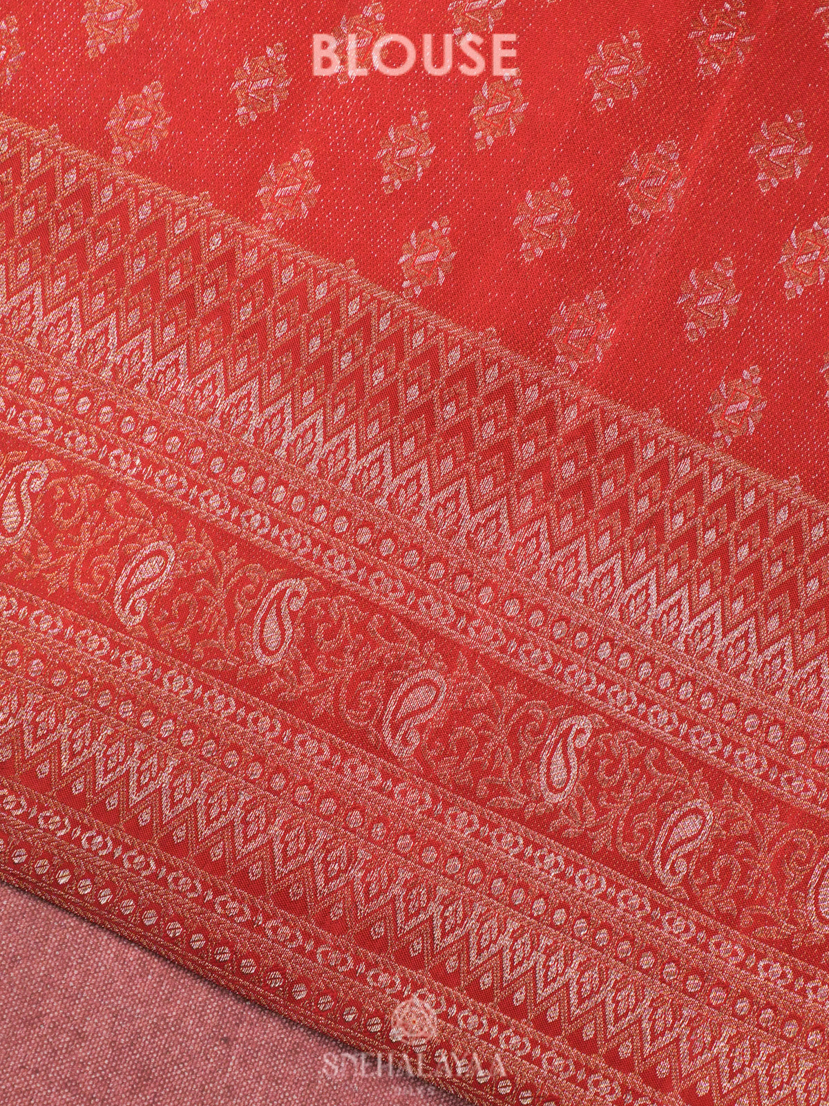 Orange Kanjivaram Silk Saree