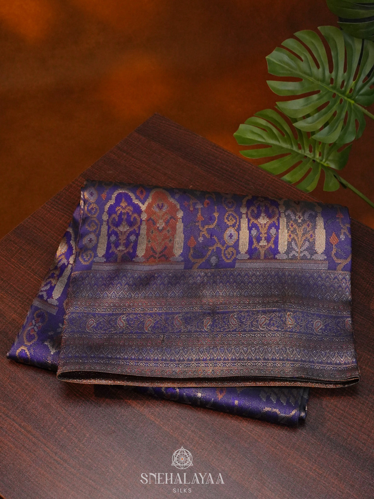 Purple Kanjivaram Silk Saree