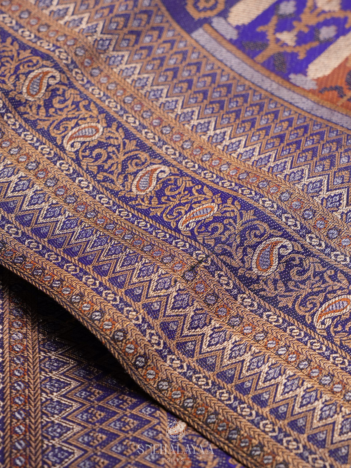 Purple Kanjivaram Silk Saree