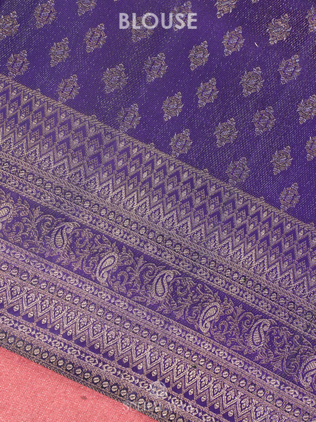Purple Kanjivaram Silk Saree