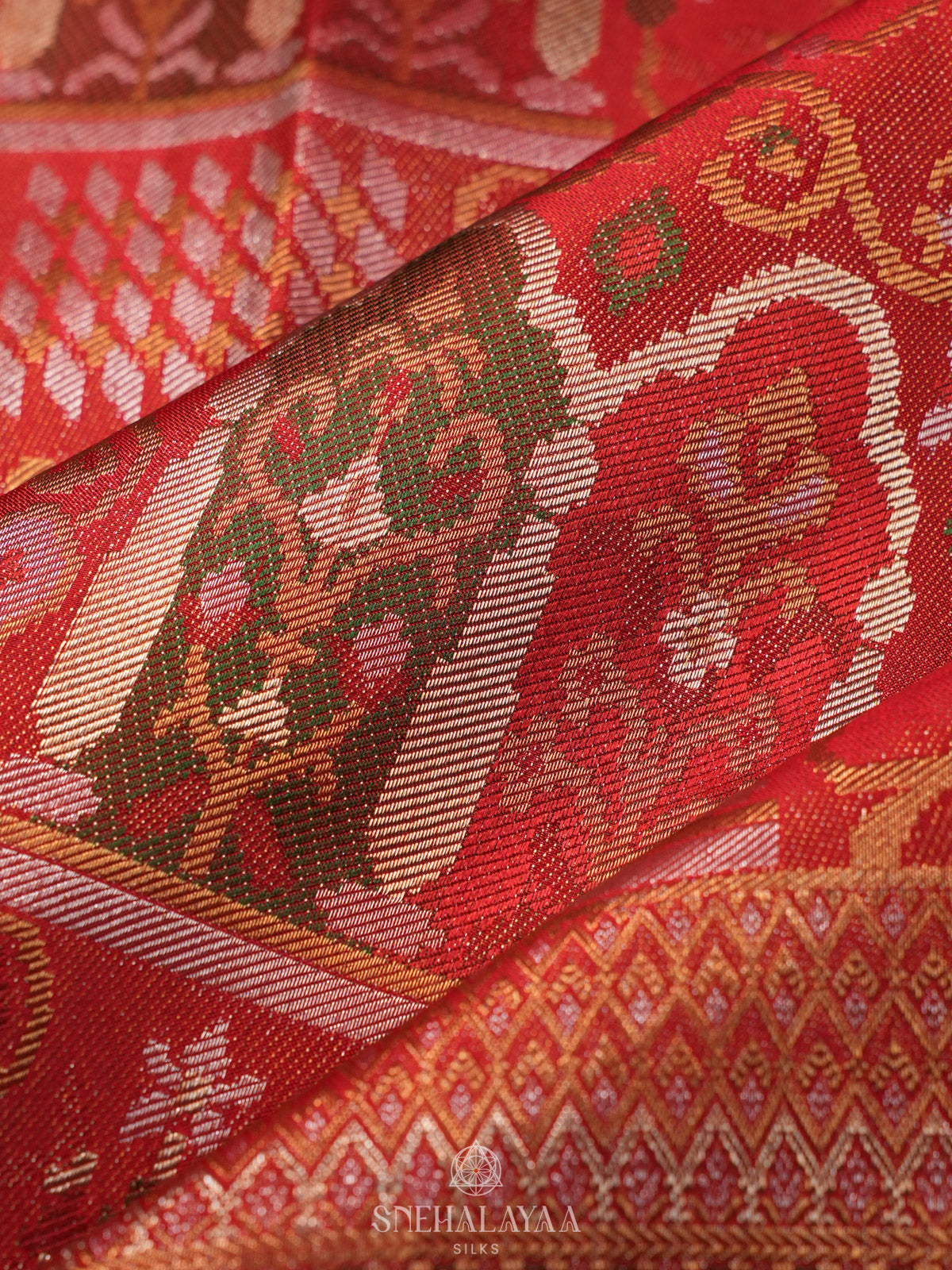 Red Kanjivaram Silk Saree