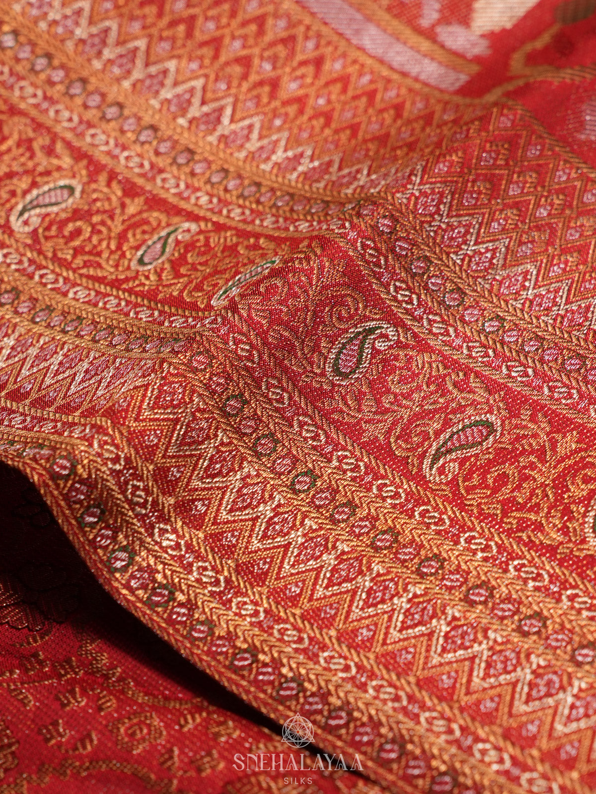 Red Kanjivaram Silk Saree