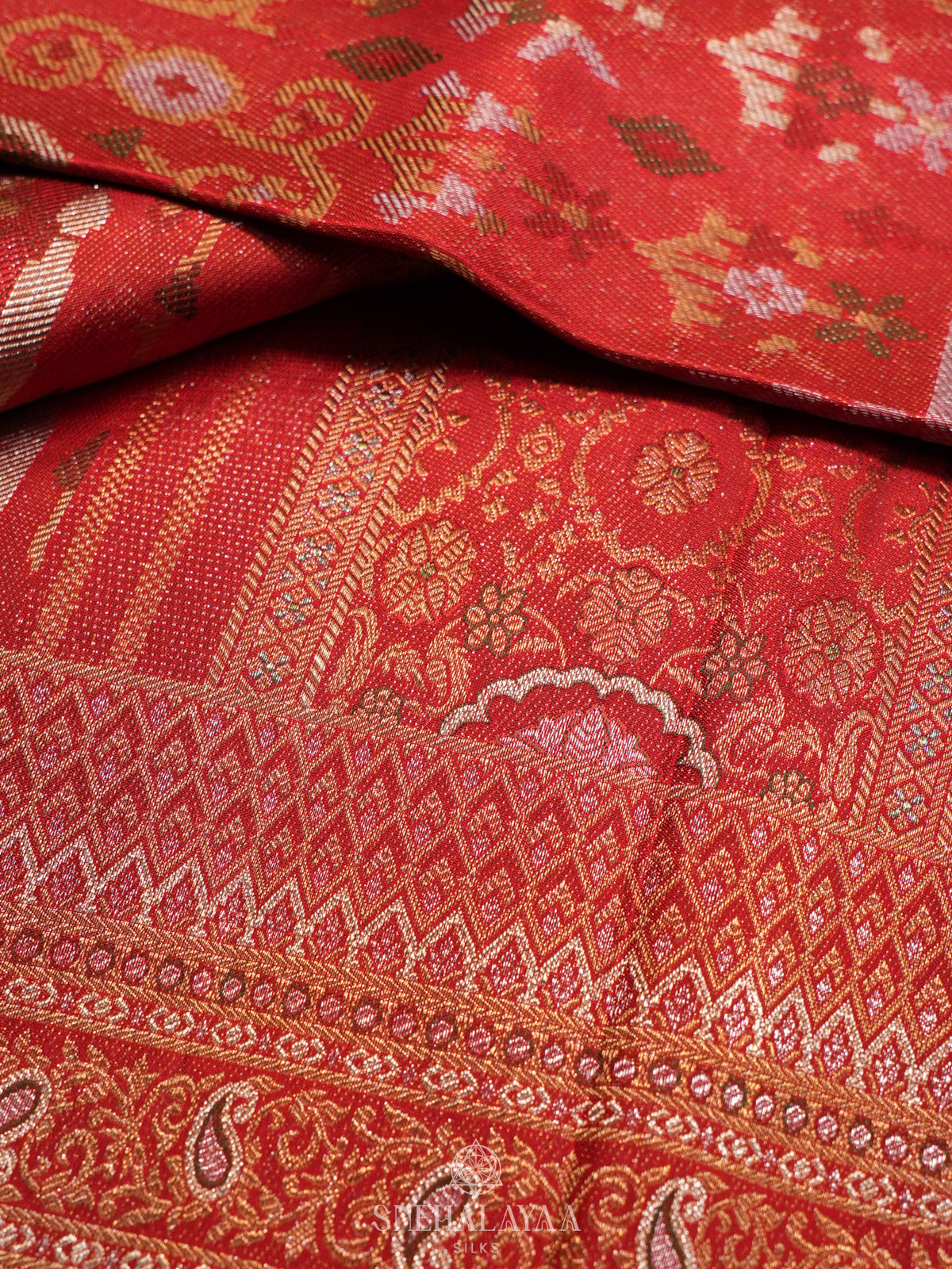 Red Kanjivaram Silk Saree