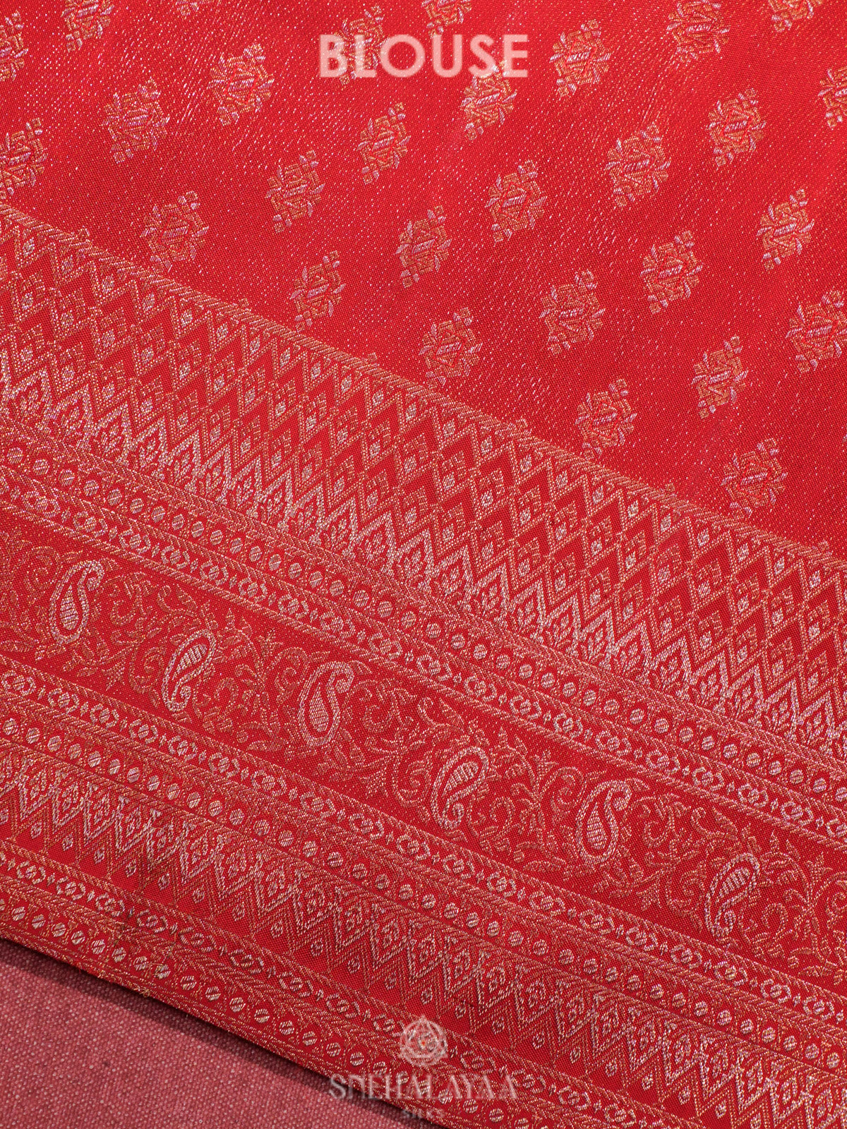 Red Kanjivaram Silk Saree