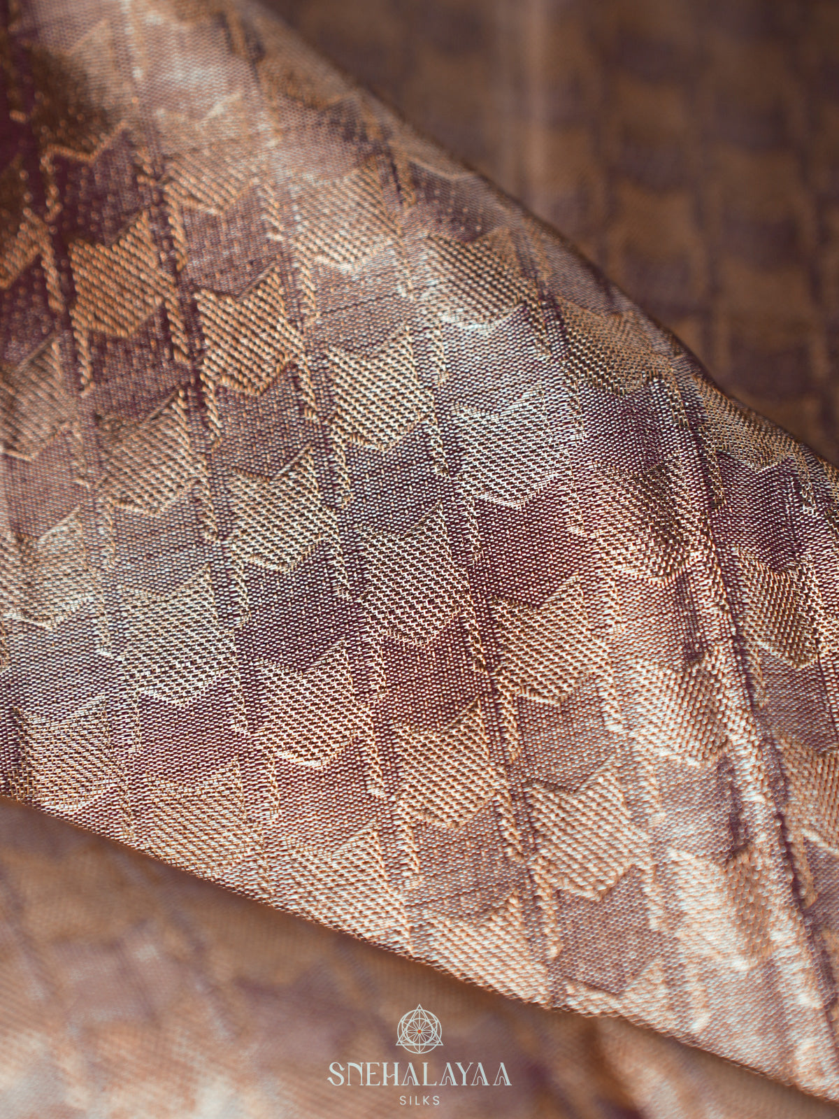 Beige Kanjivaram Silk Saree