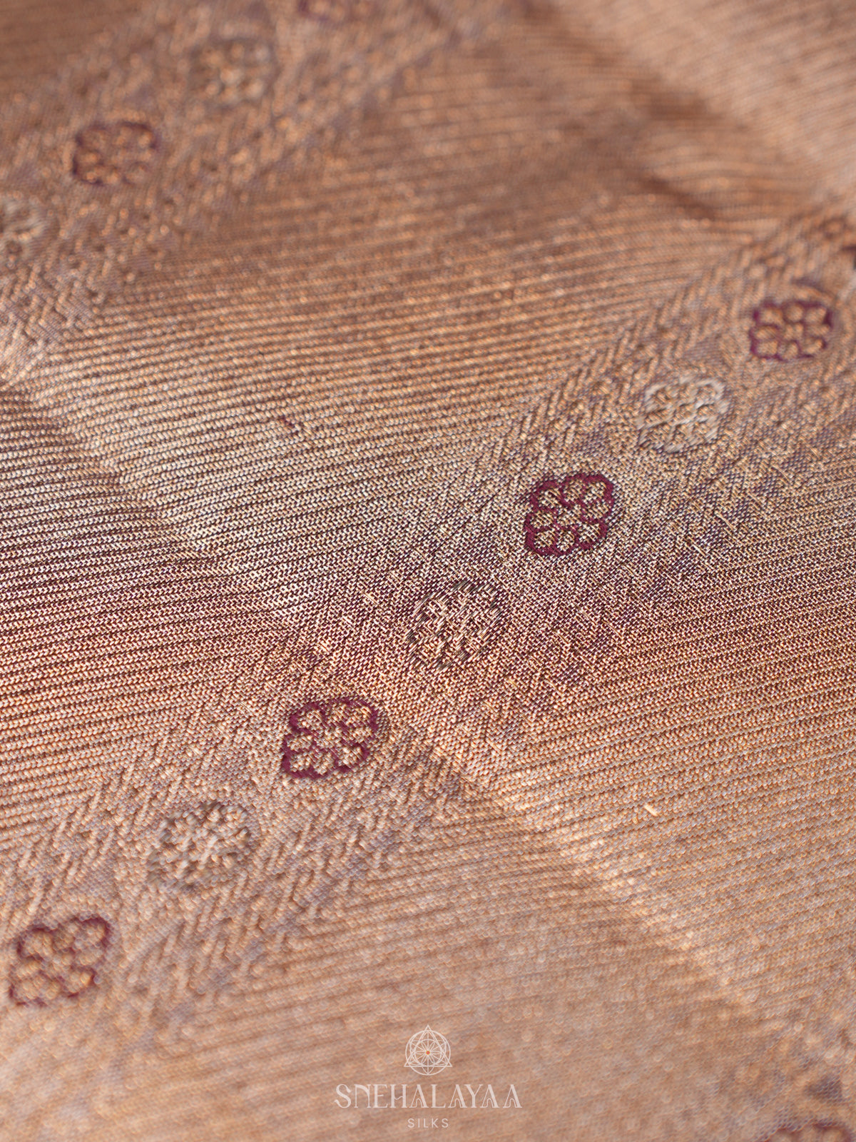 Beige Kanjivaram Silk Saree