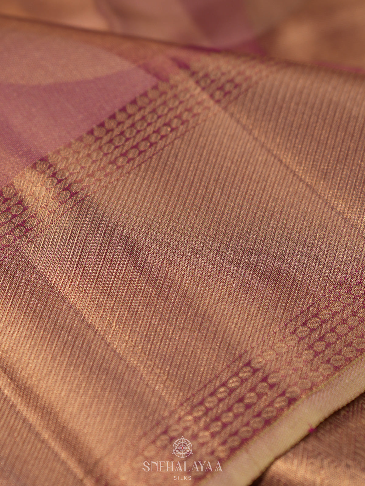 Pale Pink Kanjivaram Silk Saree